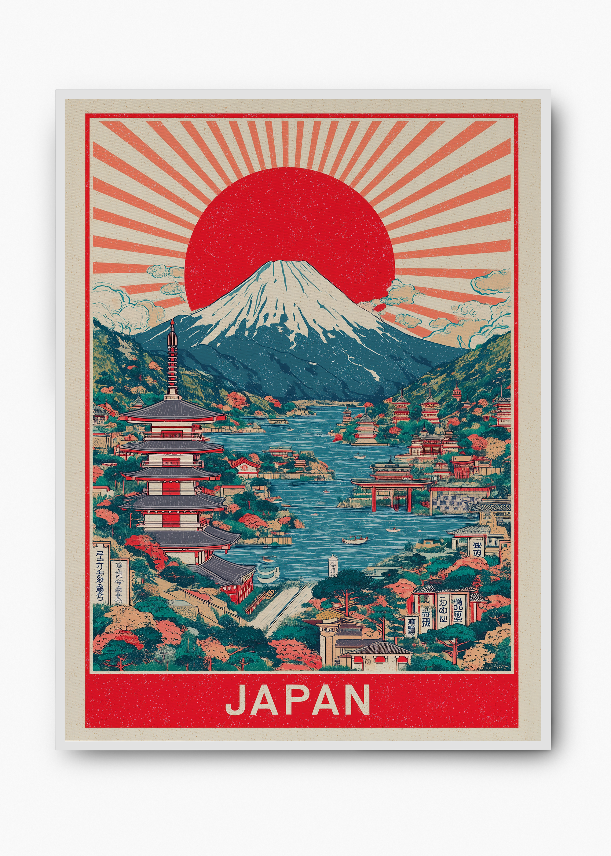 Quadro Japones Sun - 2