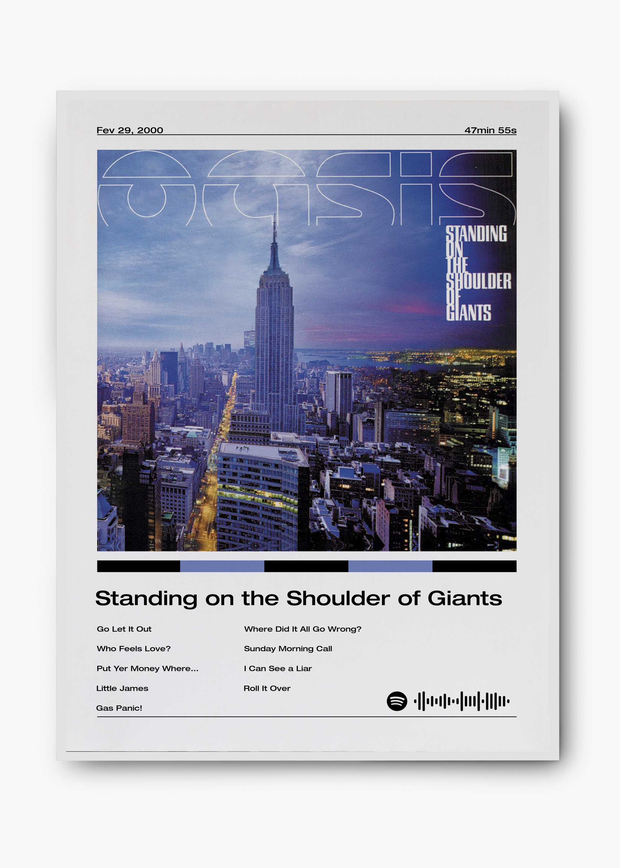 Quadro Oasis Standing on the Shoulder of Giants - 2