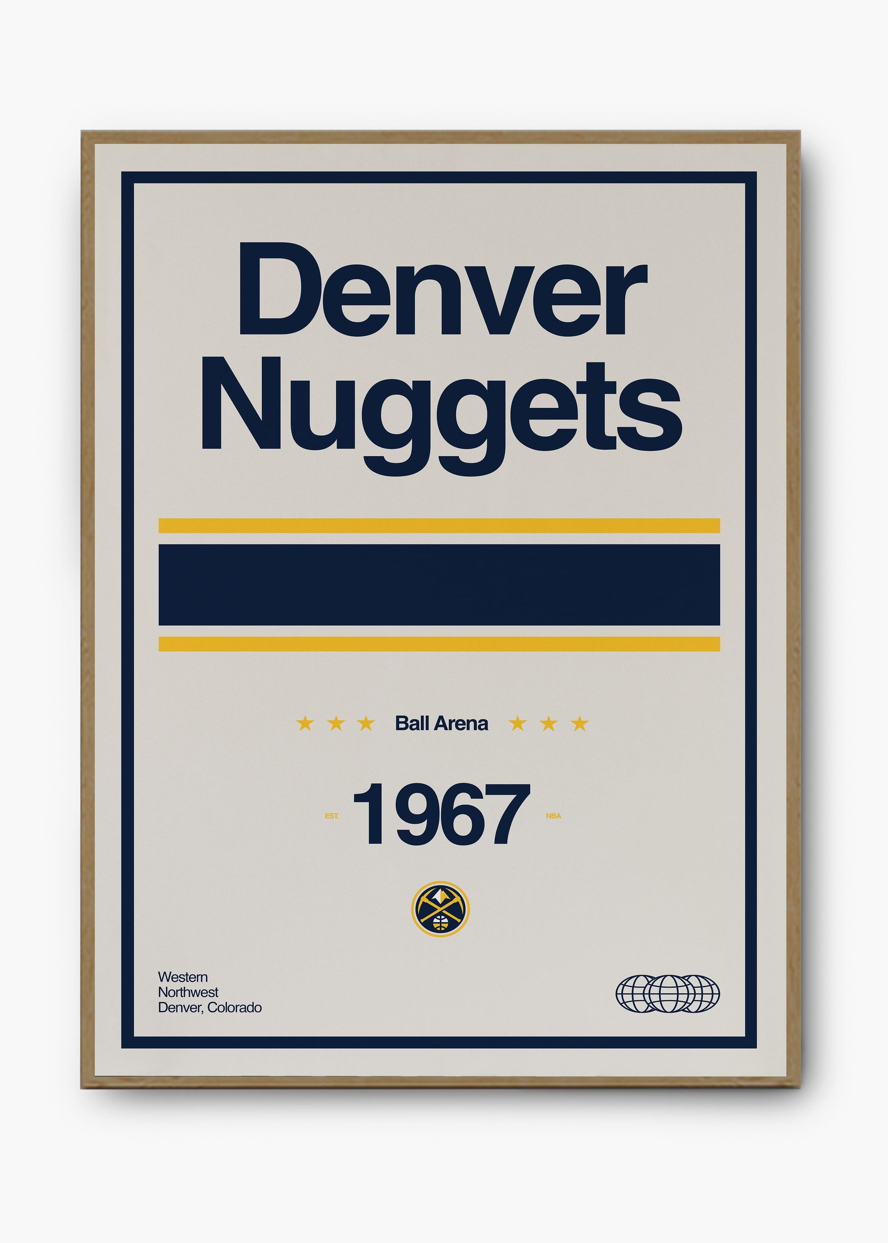Quadro NBA Denver Nuggets