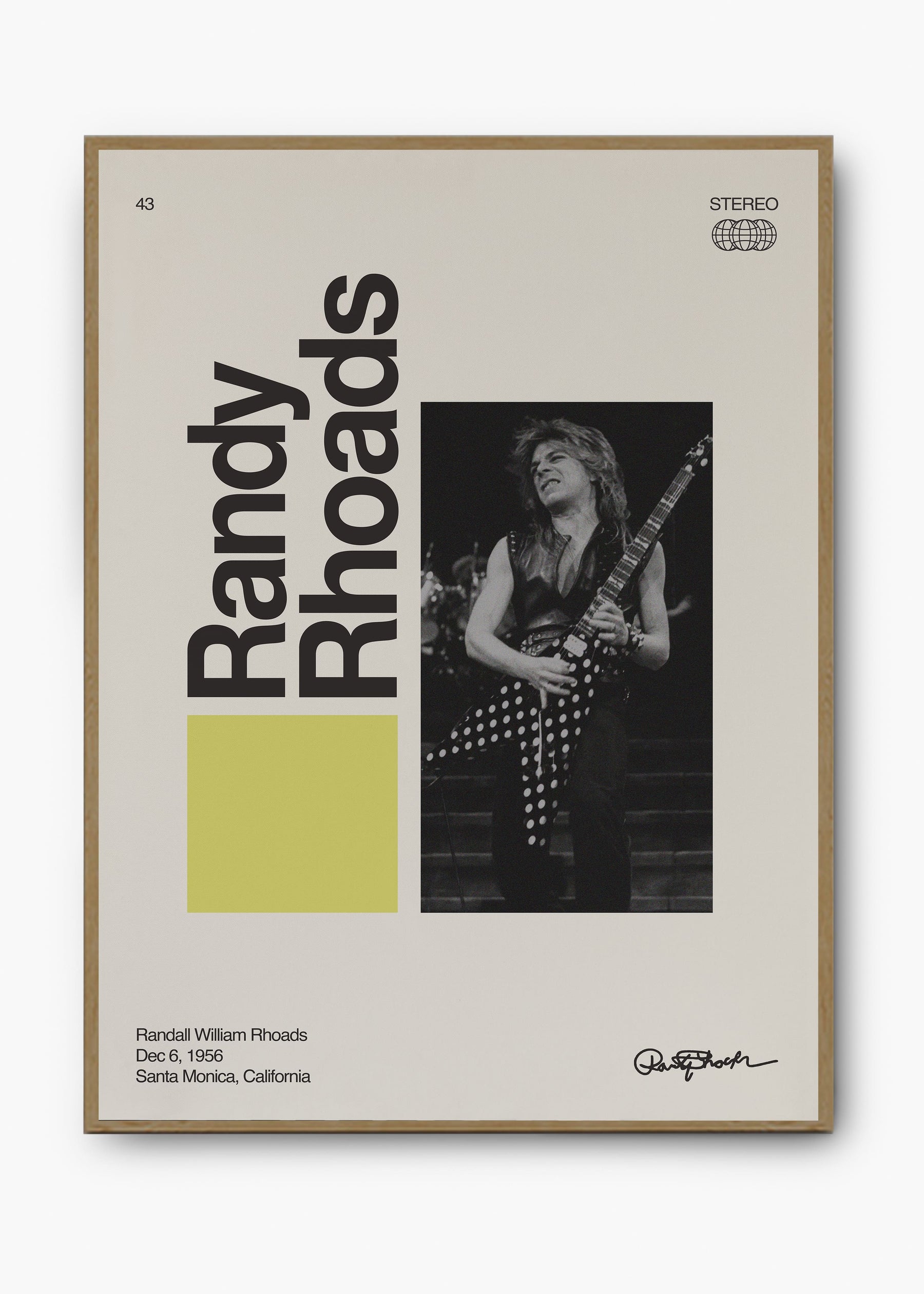 Quadro Signature Randy Rhoads