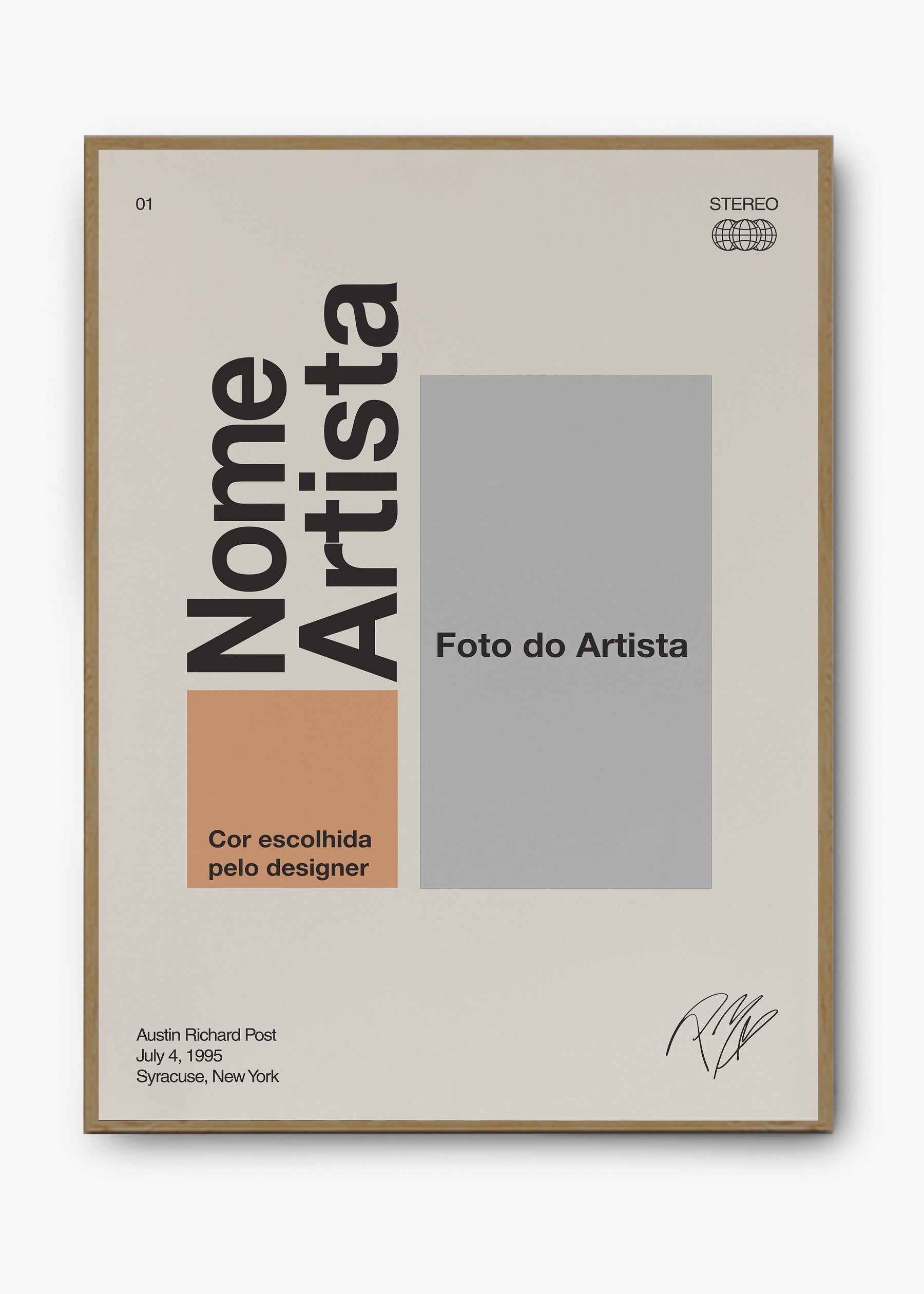 Quadro Personalizável - Signature