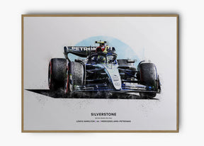 Quadro Lewis Hamilton Silverstone 2024