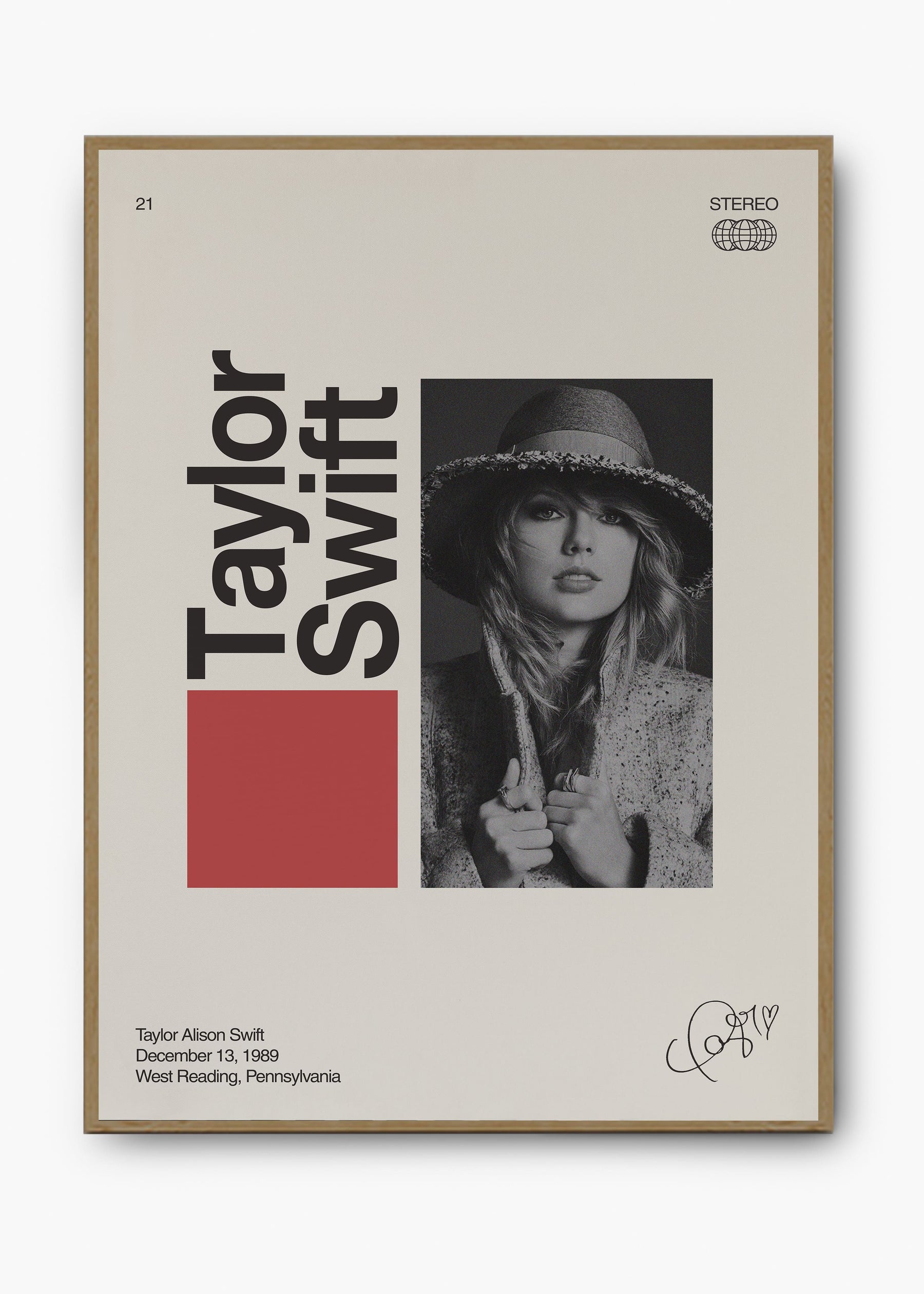 Quadro Signature Taylor Swift