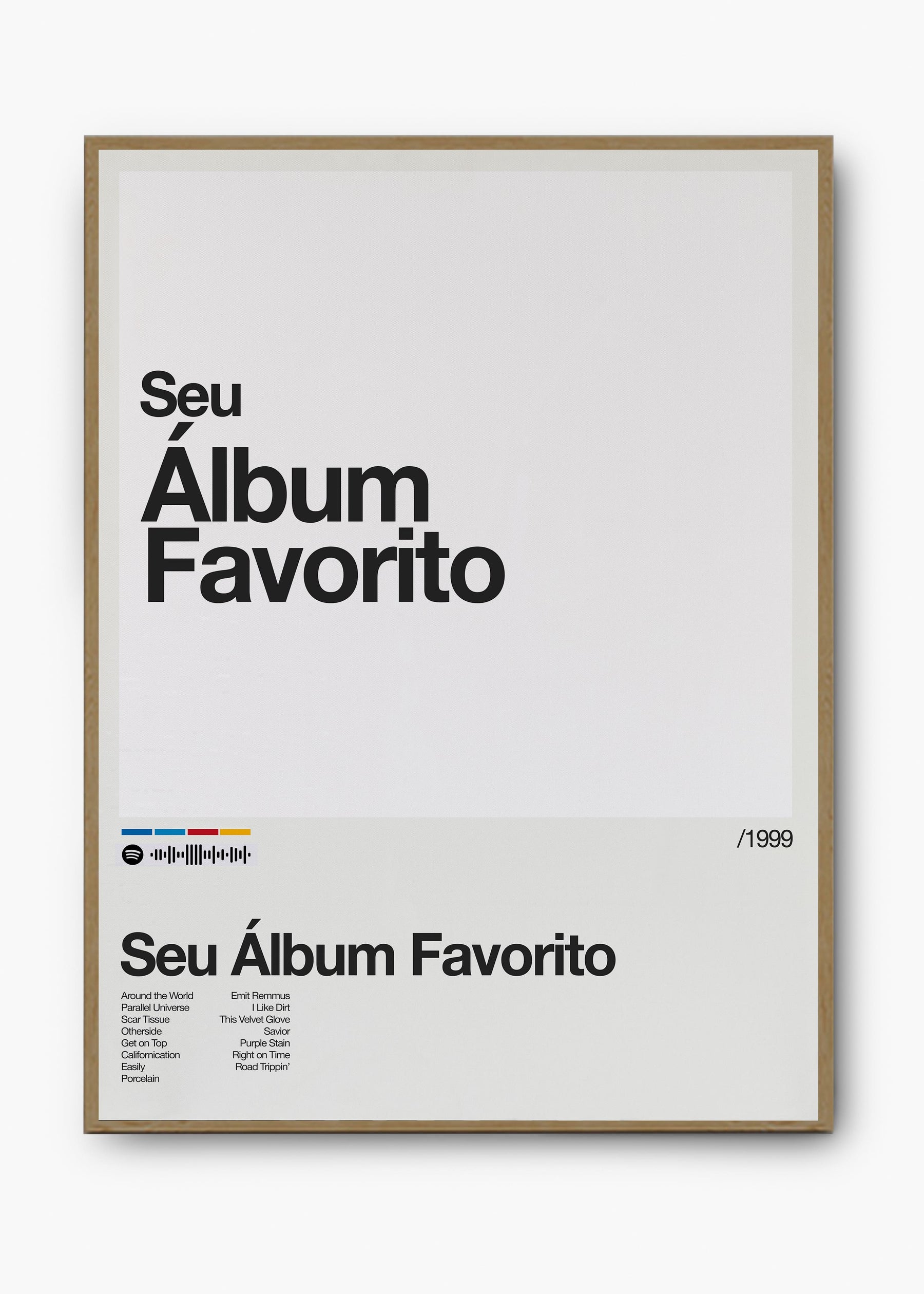 Quadro Spotify Personalizável - Álbum
