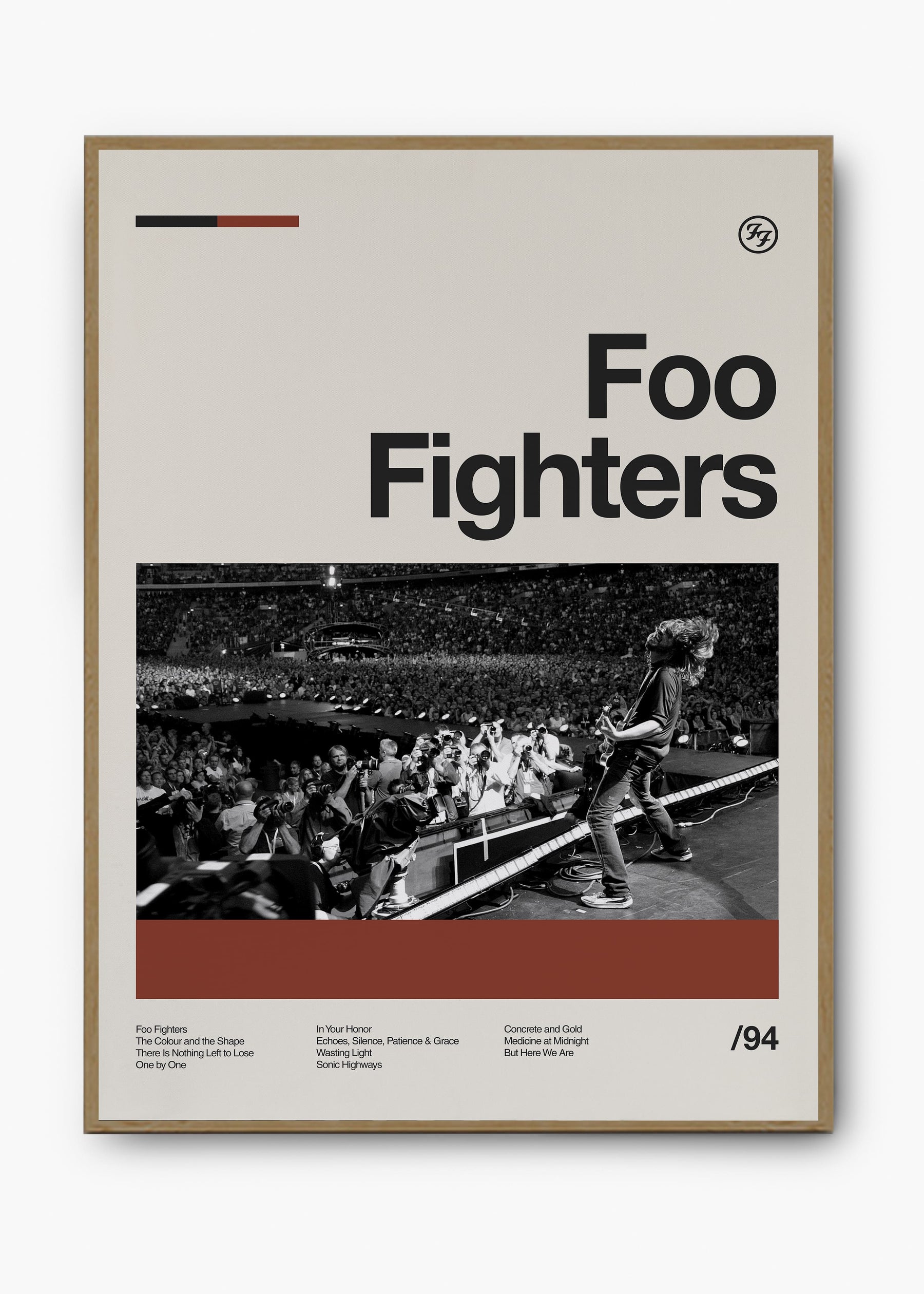 Quadro Foo Fighters Banda