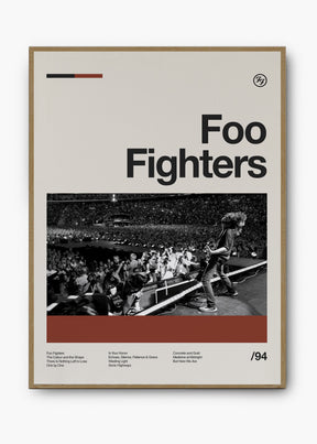 Quadro Foo Fighters Banda