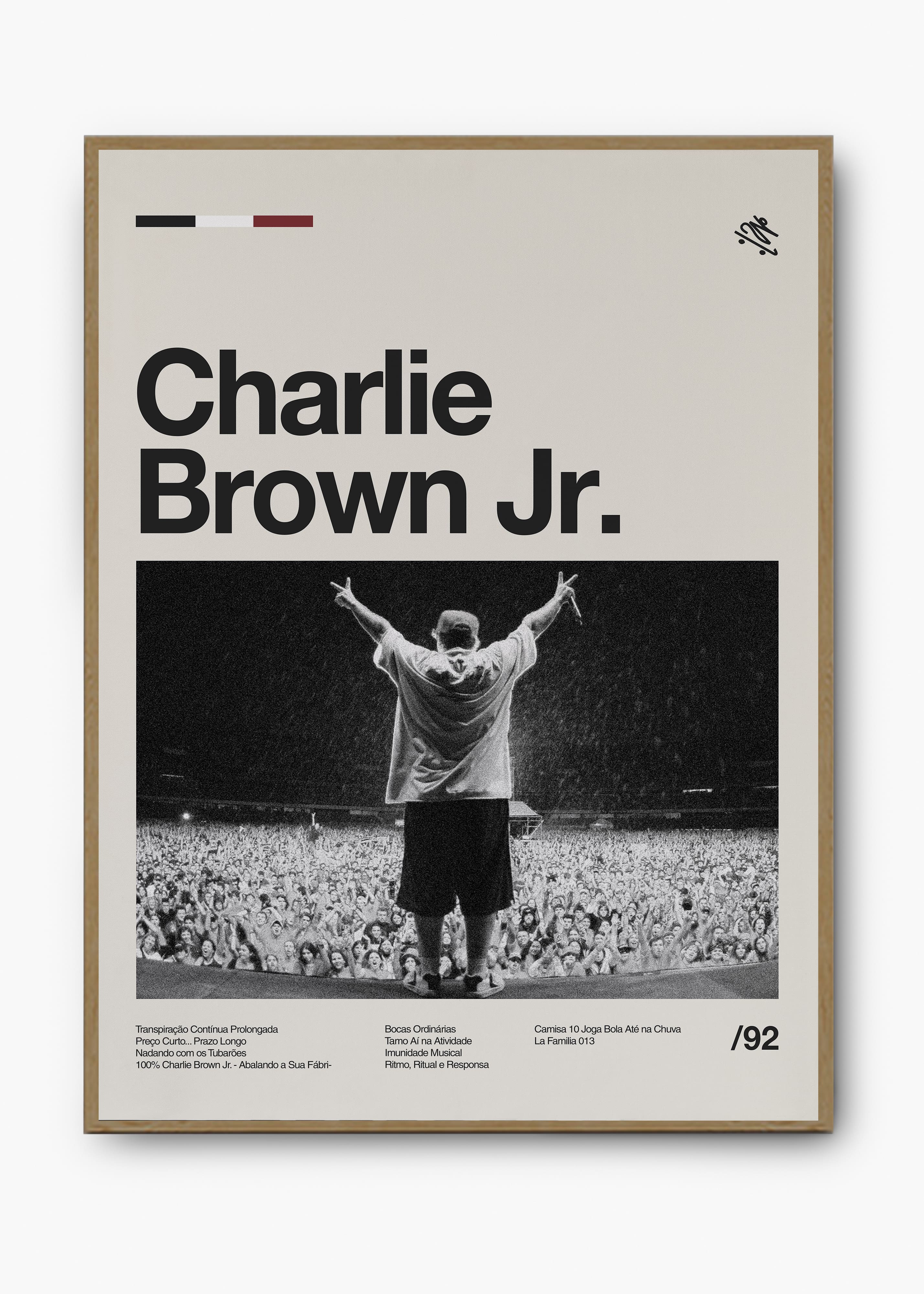 Quadro Charlie Brown Jr Banda