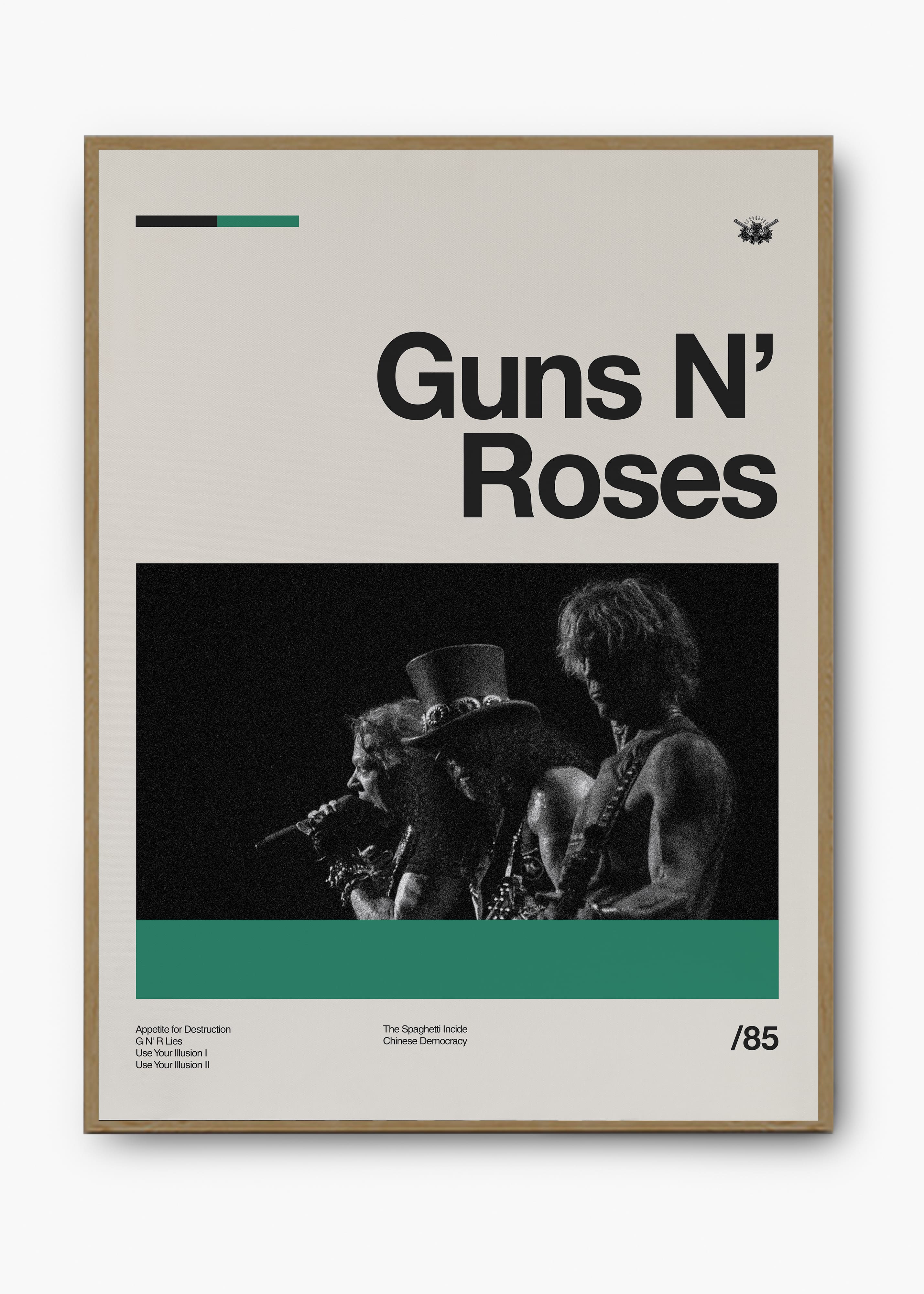 Quadro Guns n' Roses Banda