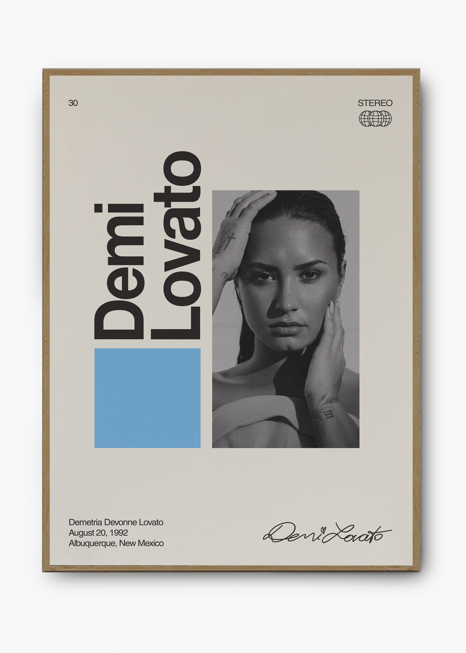 Quadro Signature Demi Lovato