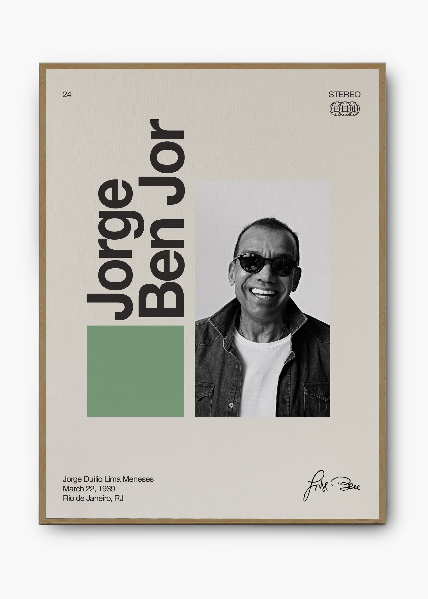 Quadro Signature Jorge Ben Jor