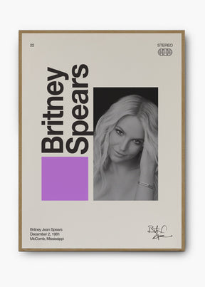 Quadro Signature Britney Spears