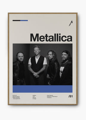 Quadro Metallica Banda