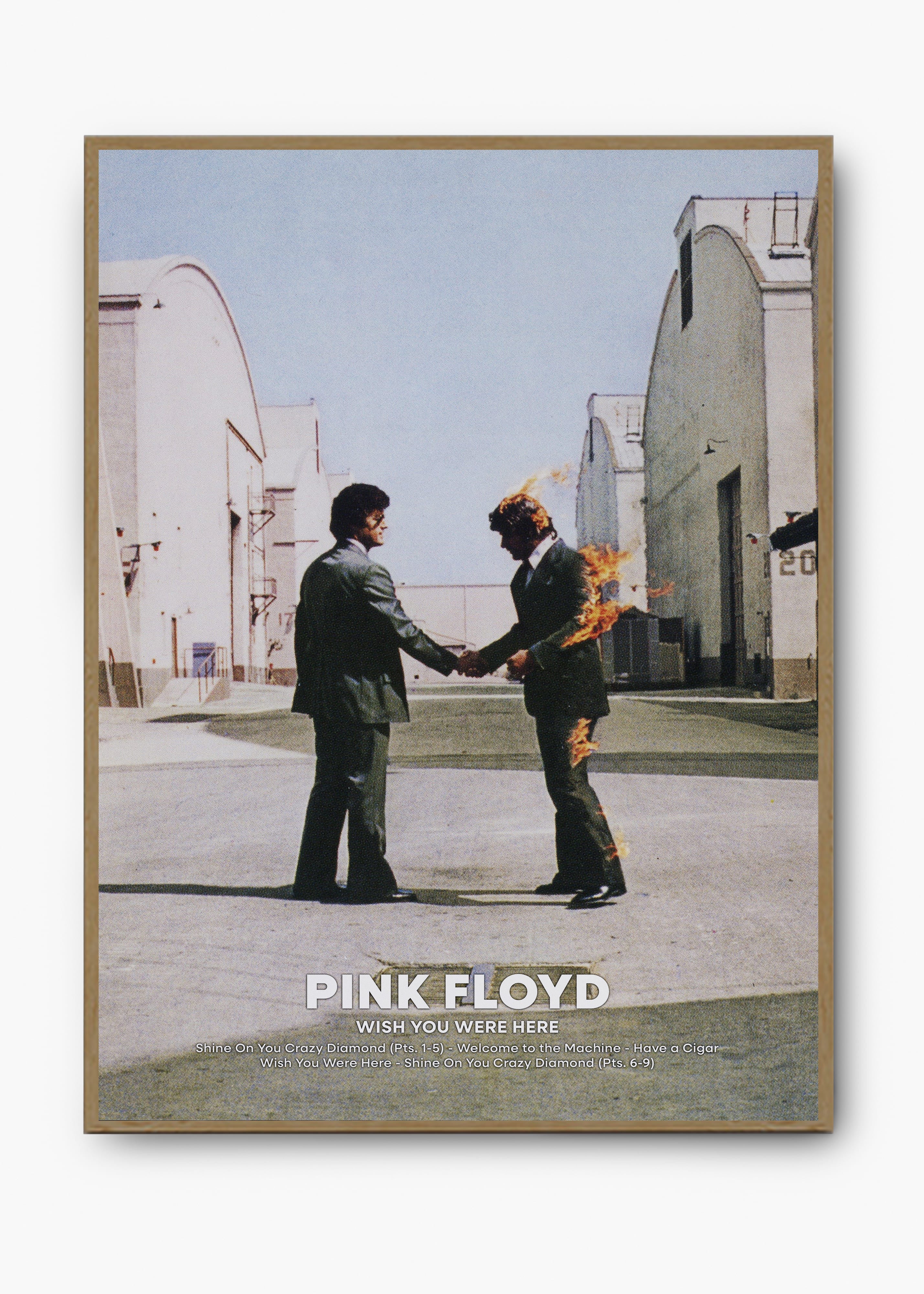 Quadro Pink Floyd Wish You Were Here Capa
