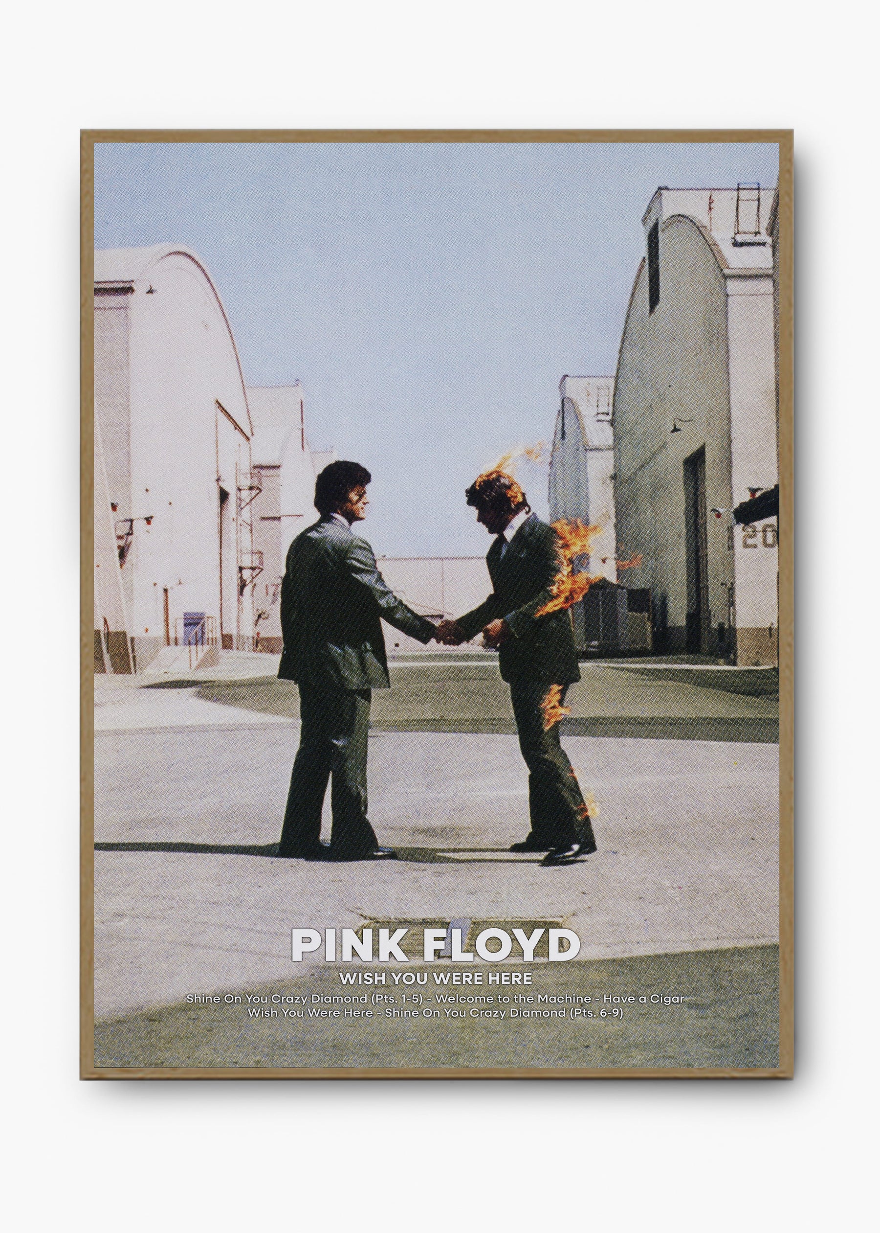 Quadro Pink Floyd Wish You Were Here Capa
