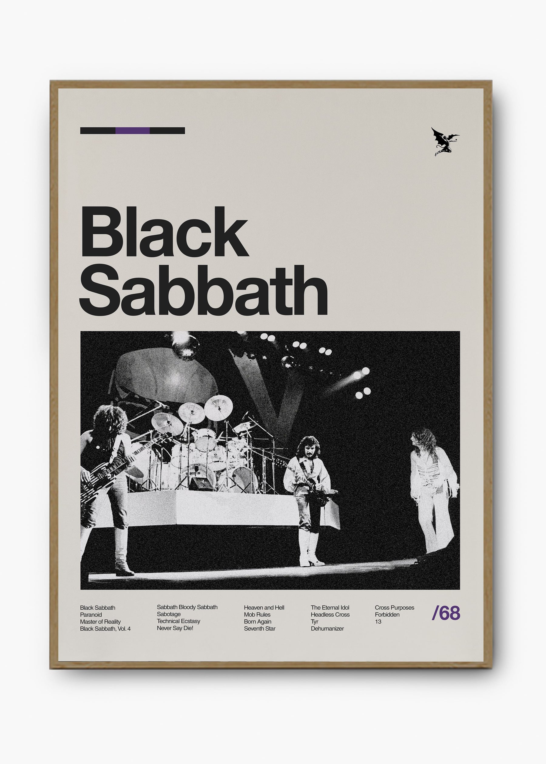 Quadro Black Label Sabbath Banda