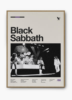 Quadro Black Label Sabbath Banda