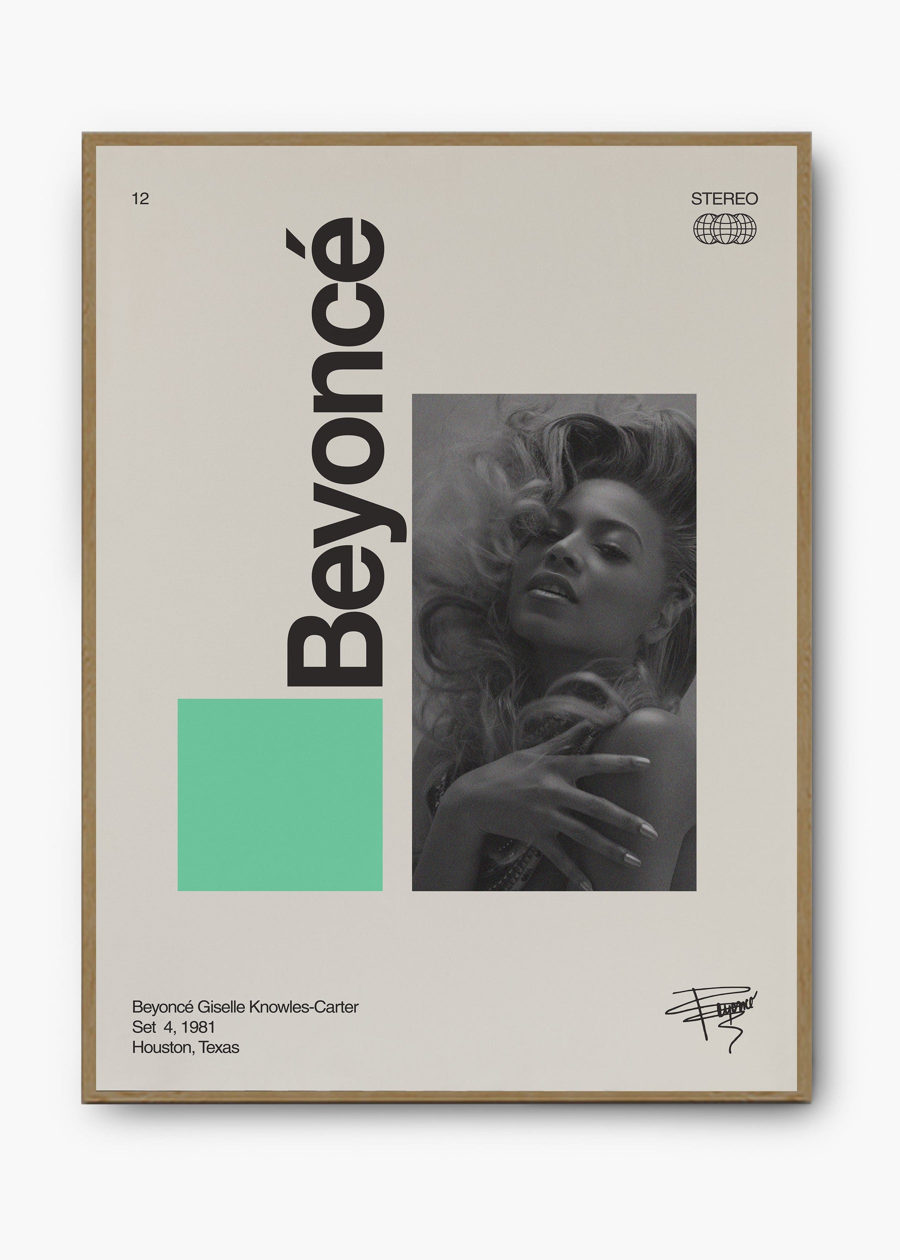 Quadro Signature Beyoncé