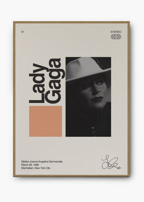 Quadro Signature Lady Gaga