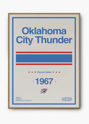 Quadro NBA Oklahoma City Thunder