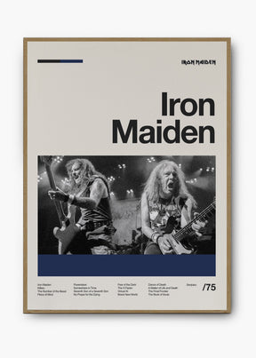 Quadro Iron Maiden Banda
