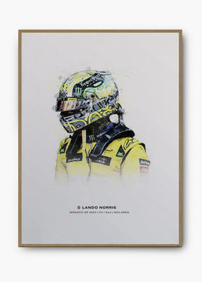 Quadro Lando Norris Monaco GP 2024