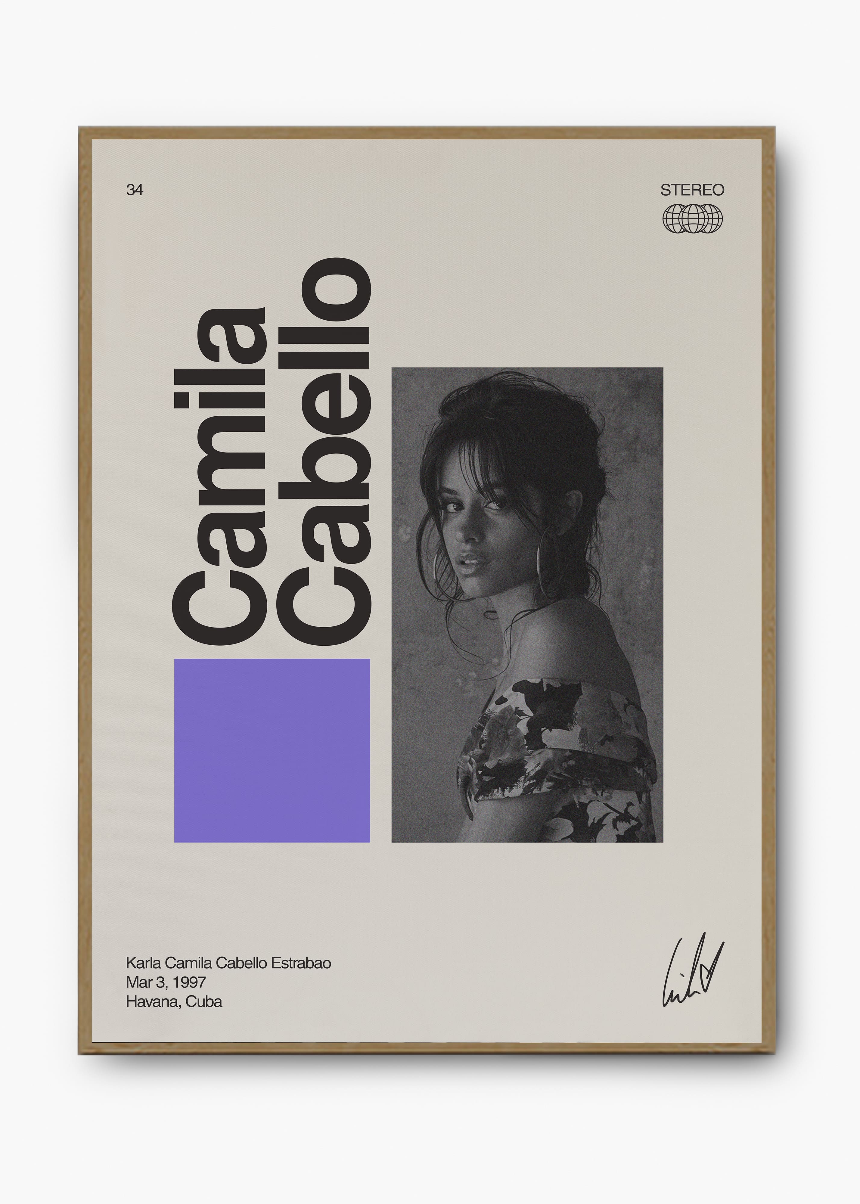 Quadro Signature Camila Cabello