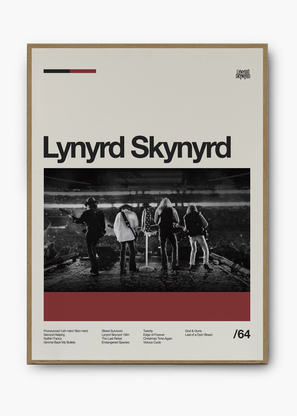 Quadro Lynyrd Skynyrd Banda