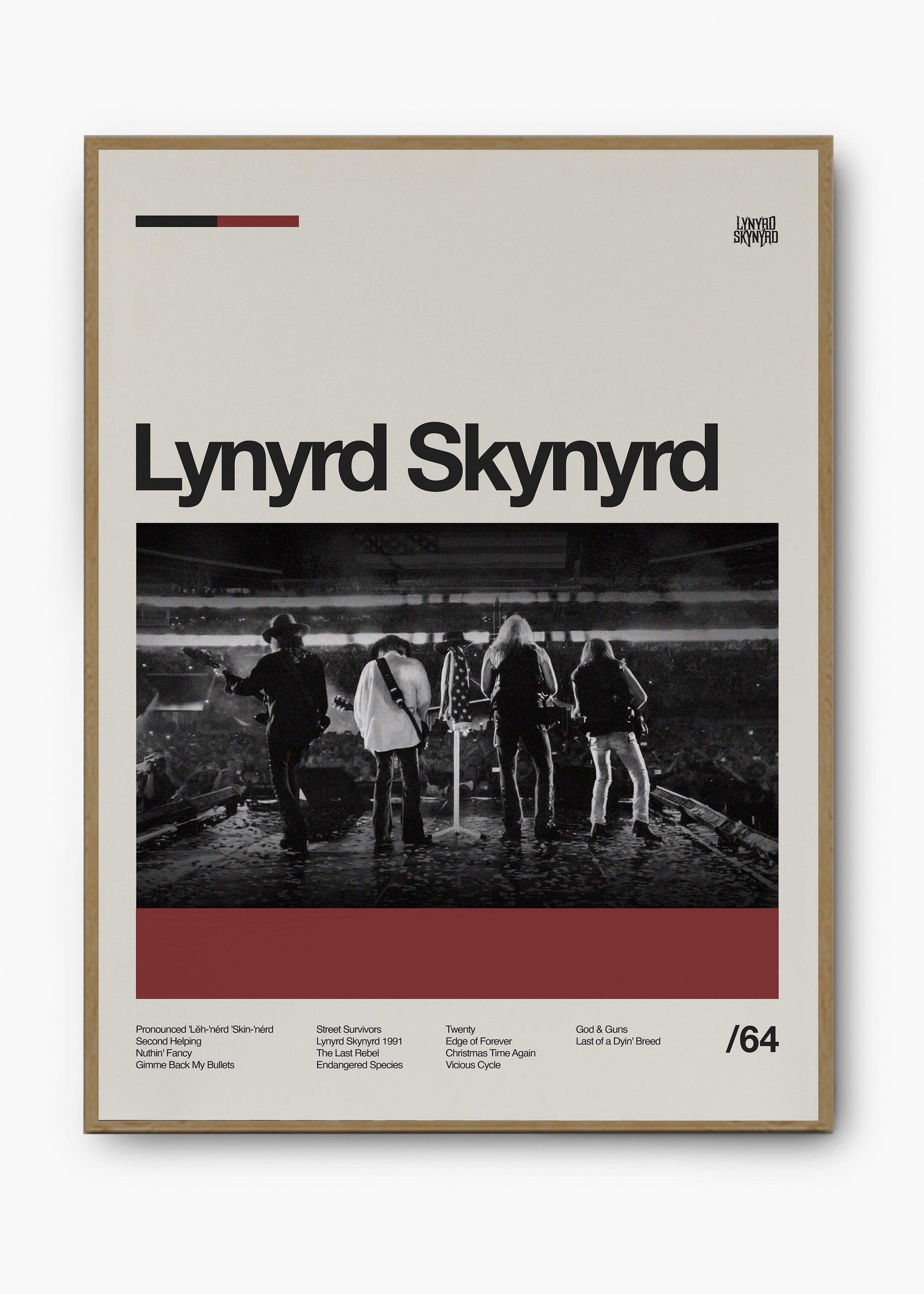Quadro Lynyrd Skynyrd Banda