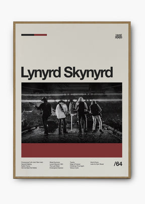 Quadro Lynyrd Skynyrd Banda