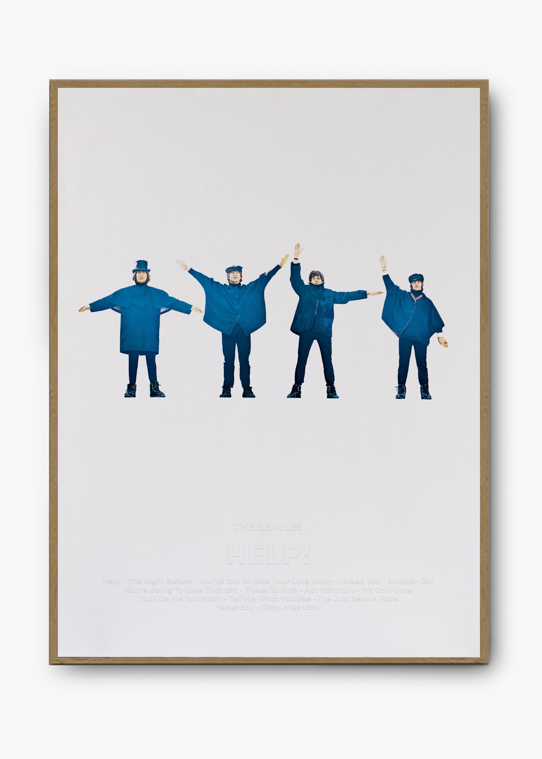 Quadro Beatles Help Capa