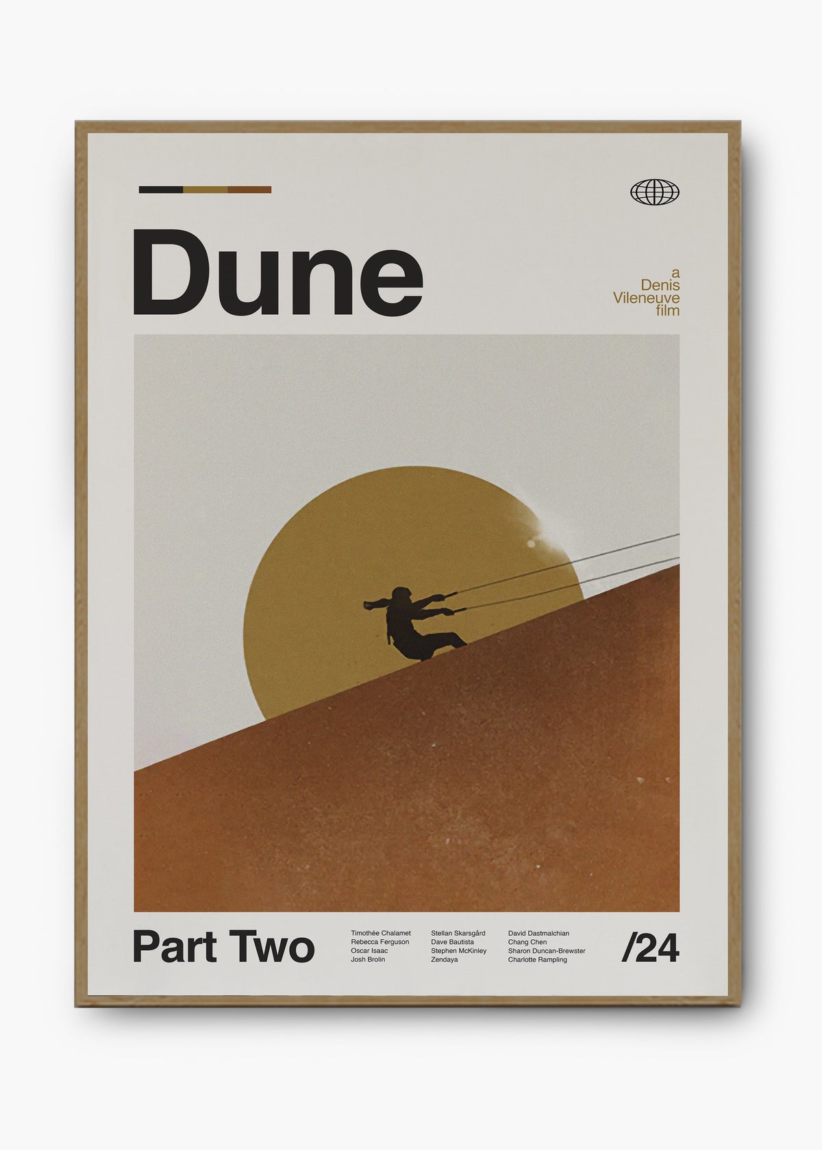 Quadro decorativo Duna Parte 2 — arte de cinema para parede | Cübe Quadros