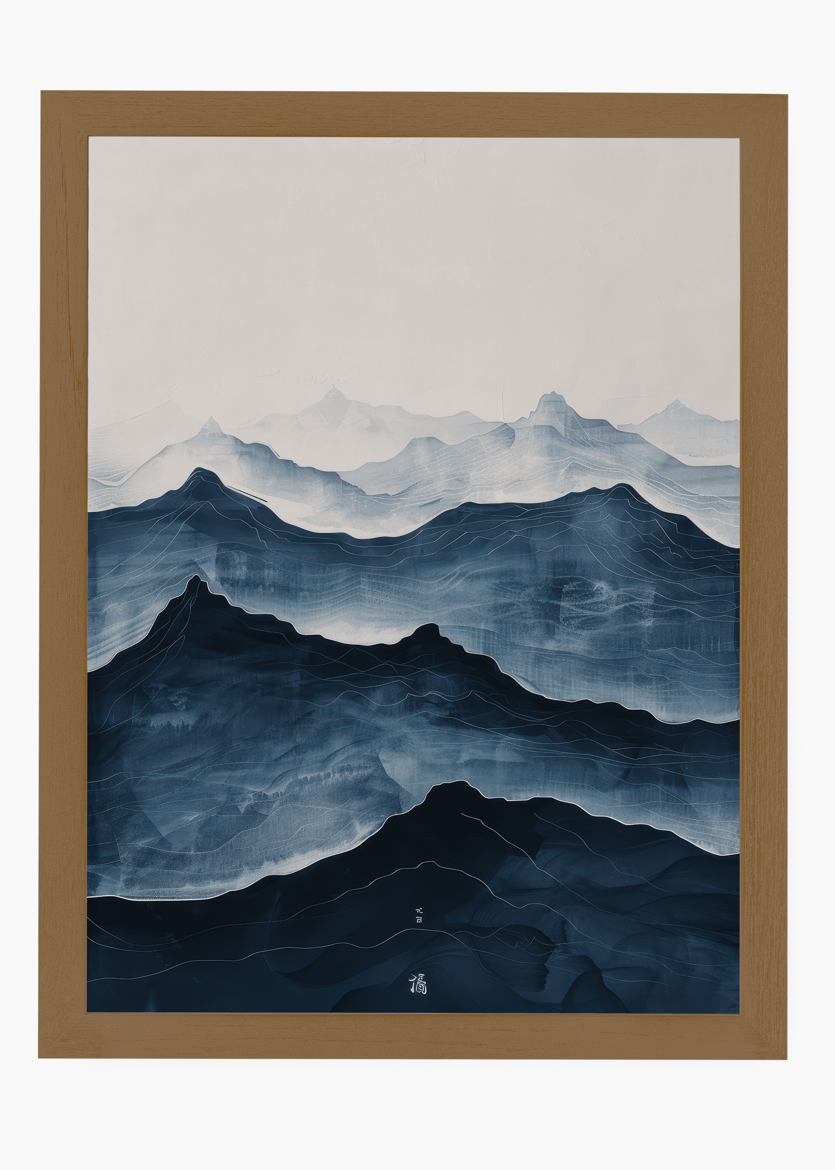 Quadro Japonês Blue Mountains