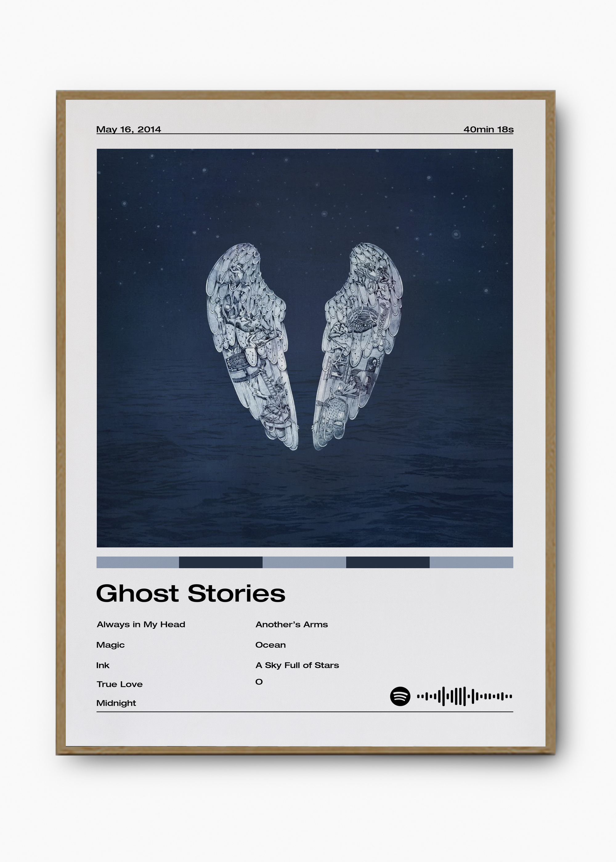 Quadro Coldplay Ghost Stories - 3
