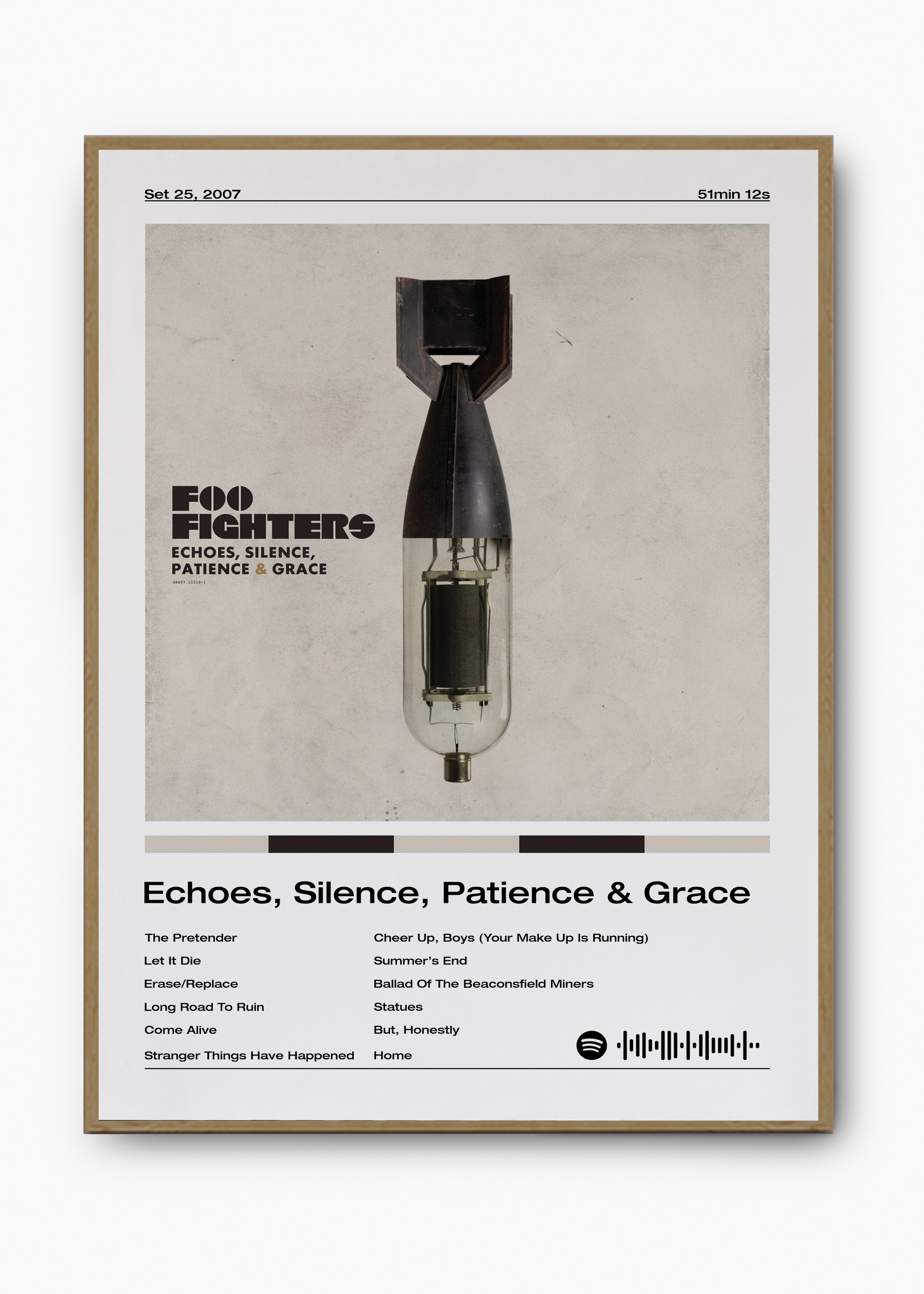 Quadro Foo Fighters Echoes, Silence, Patience & Grace - 3
