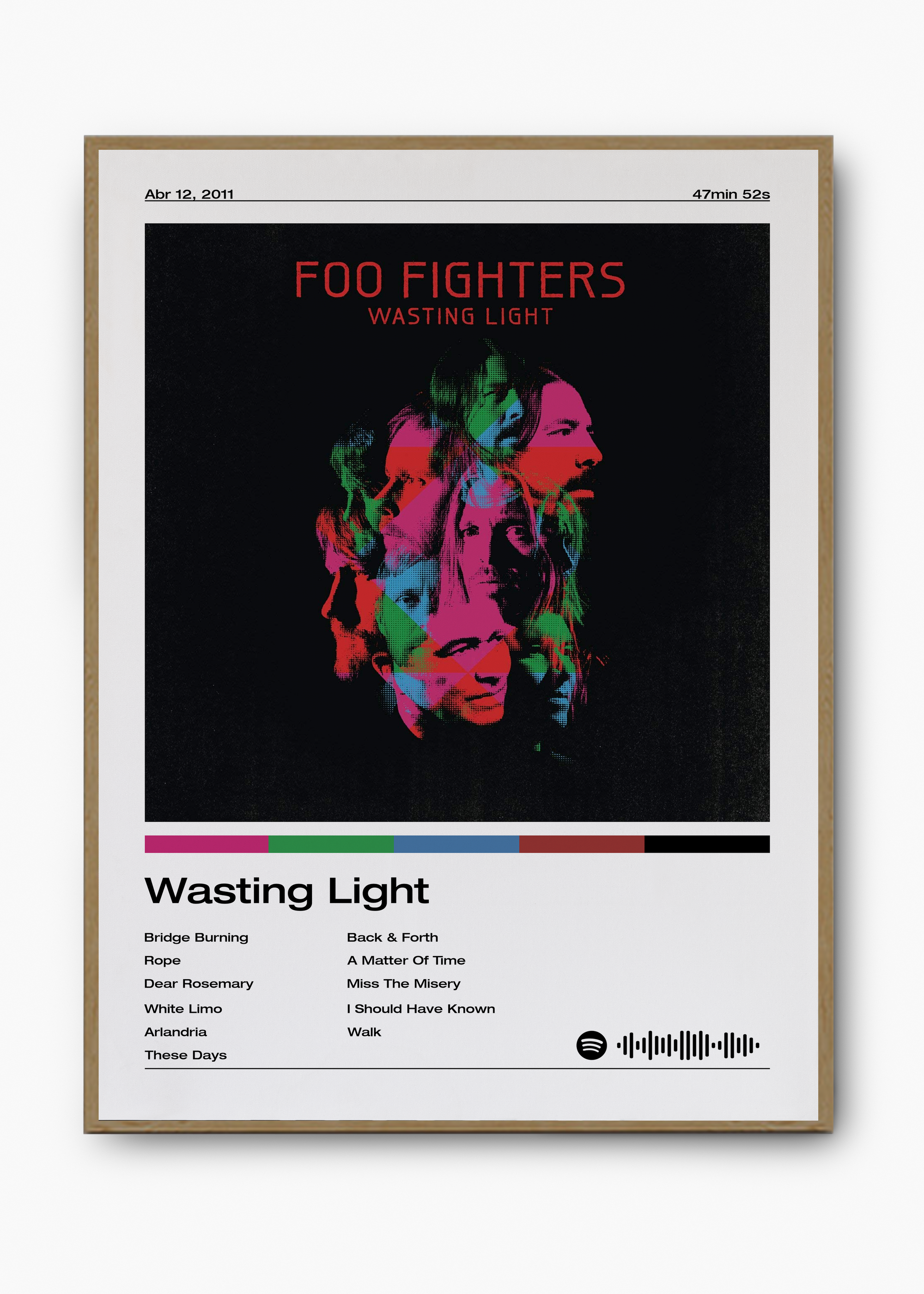 Quadro Foo Fighters Wasting Light - 3