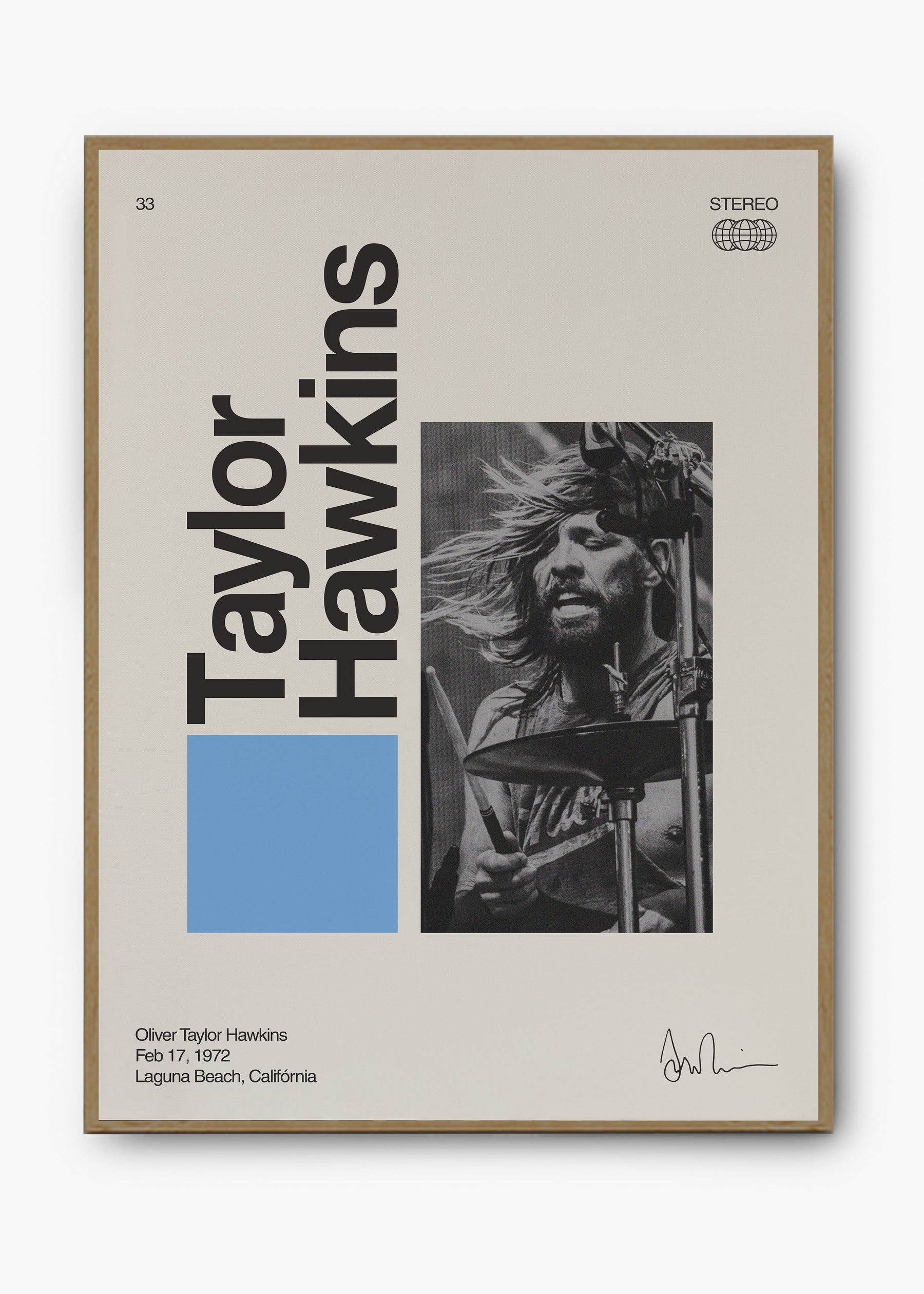 Quadro Signature Taylor Hawkins