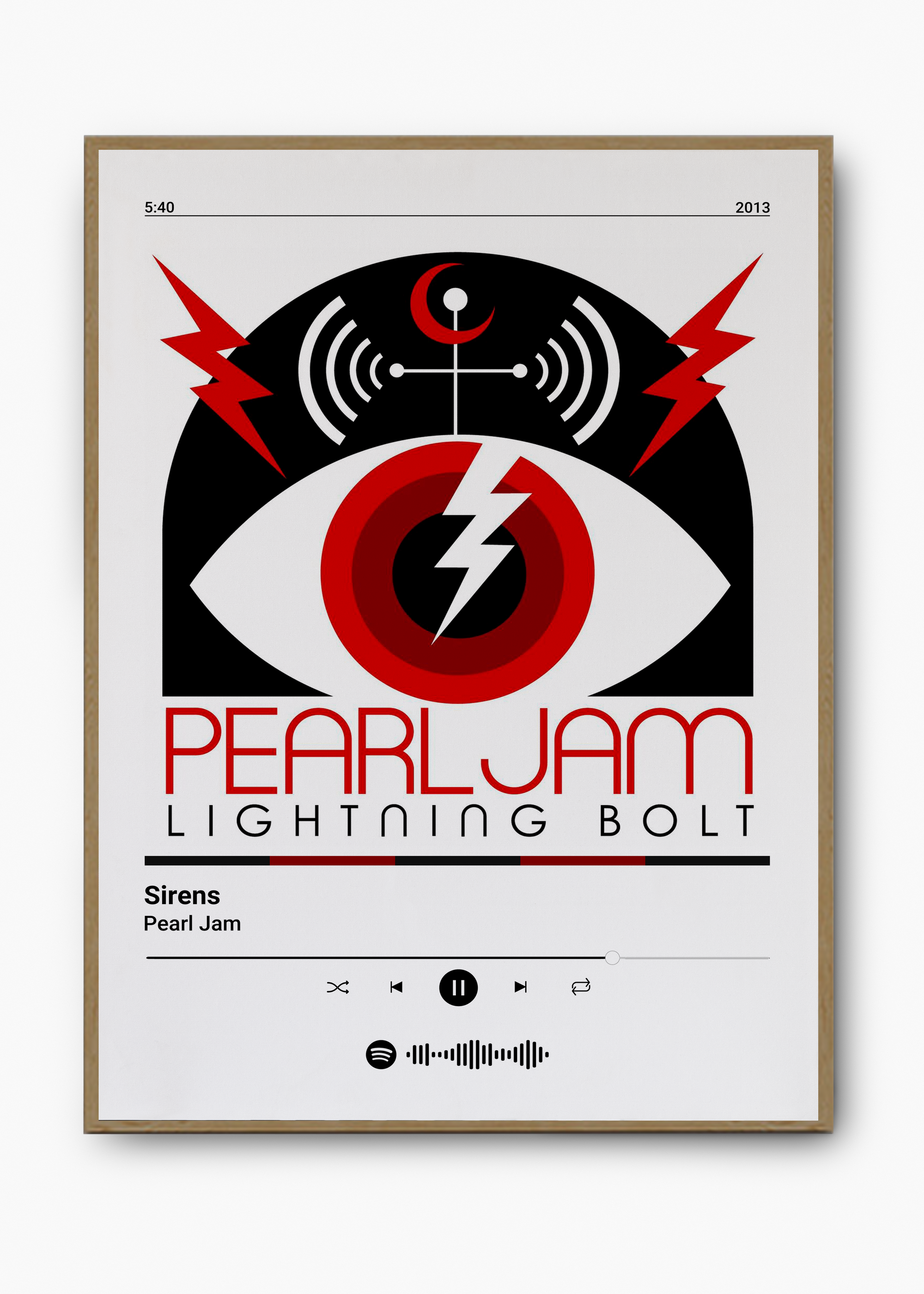 Quadro Pearl Jam Sirens - 3
