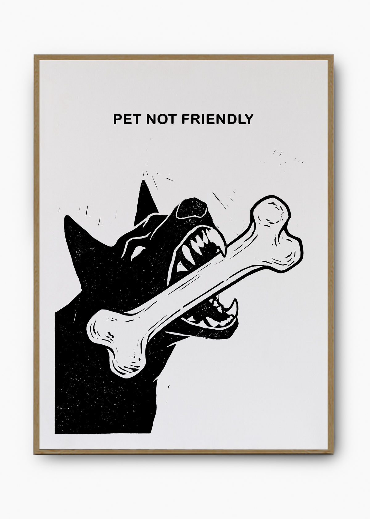 Quadro Pet Not Friendly - 3