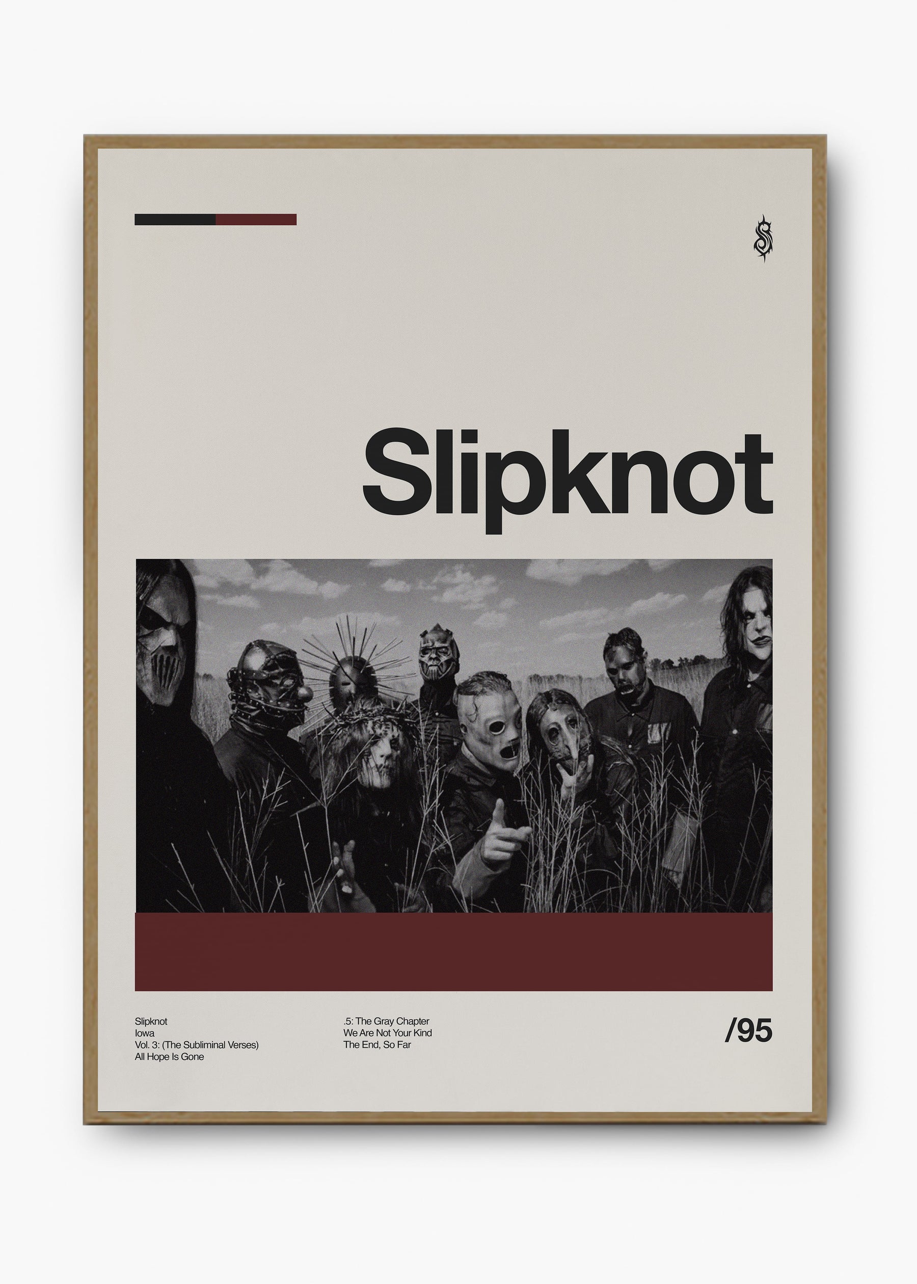 Quadro Slipknot Banda