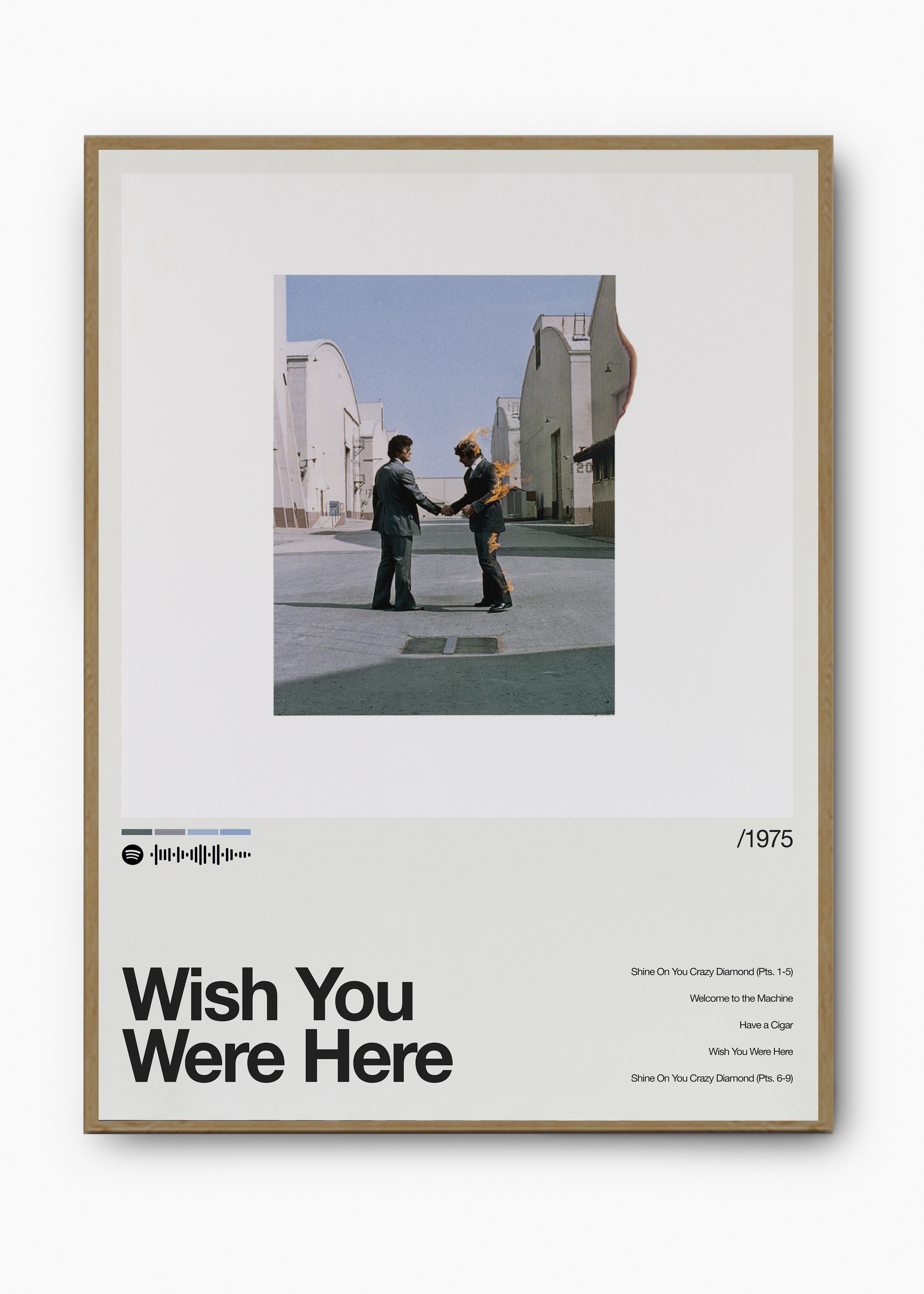 Quadro Pink Floyd Wish You Were Here II - 3