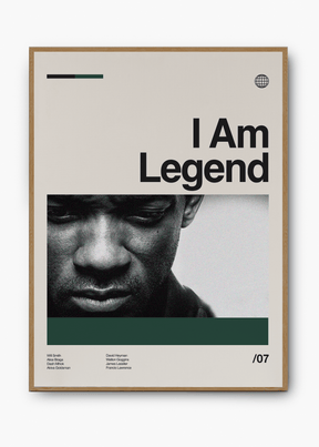 Quadro Eu Sou a Lenda - I Am Legend