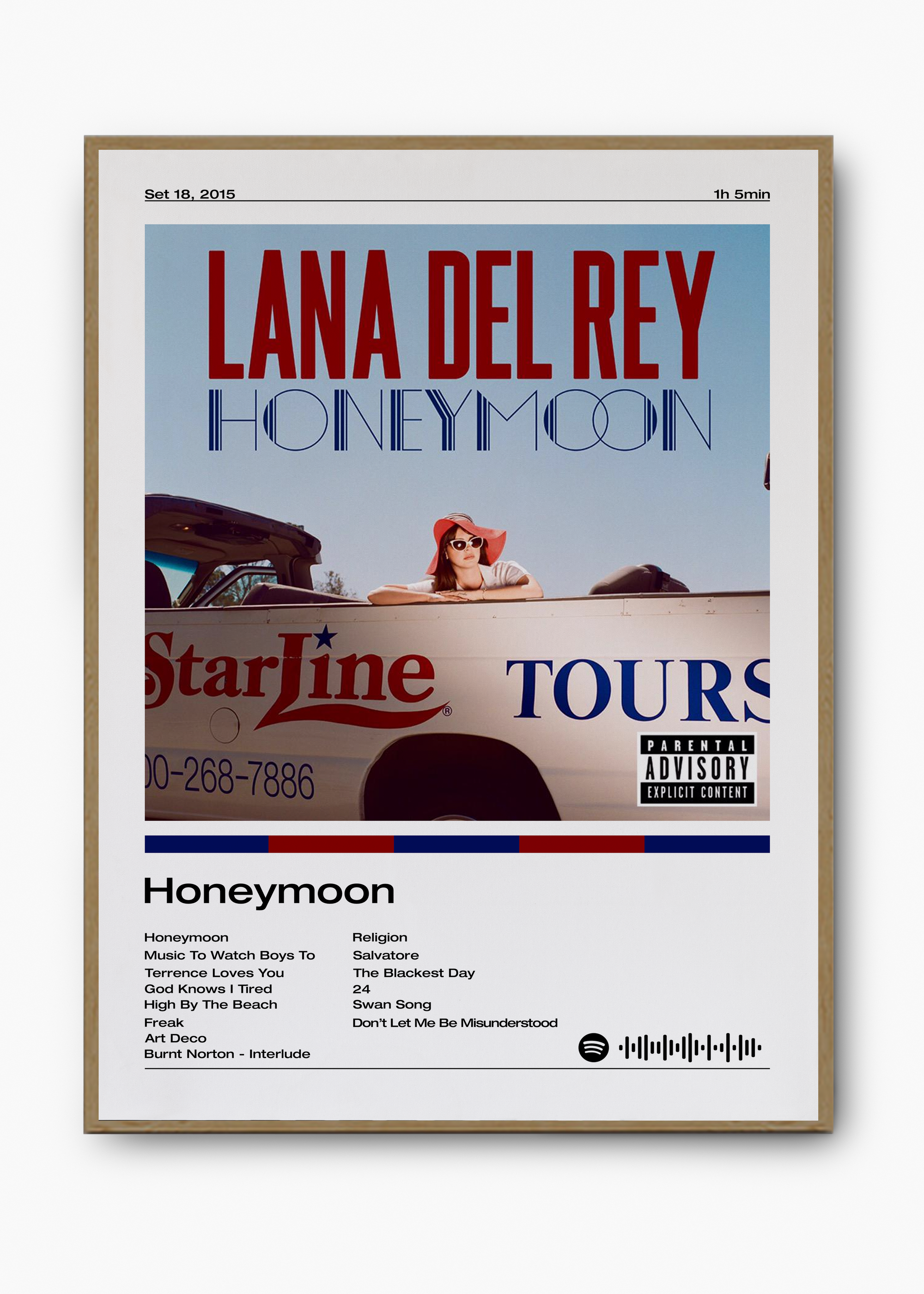 Quadro Lana Del Rey Honeymoon - 3
