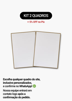 Kit 2 Quadros A Sua Escolha