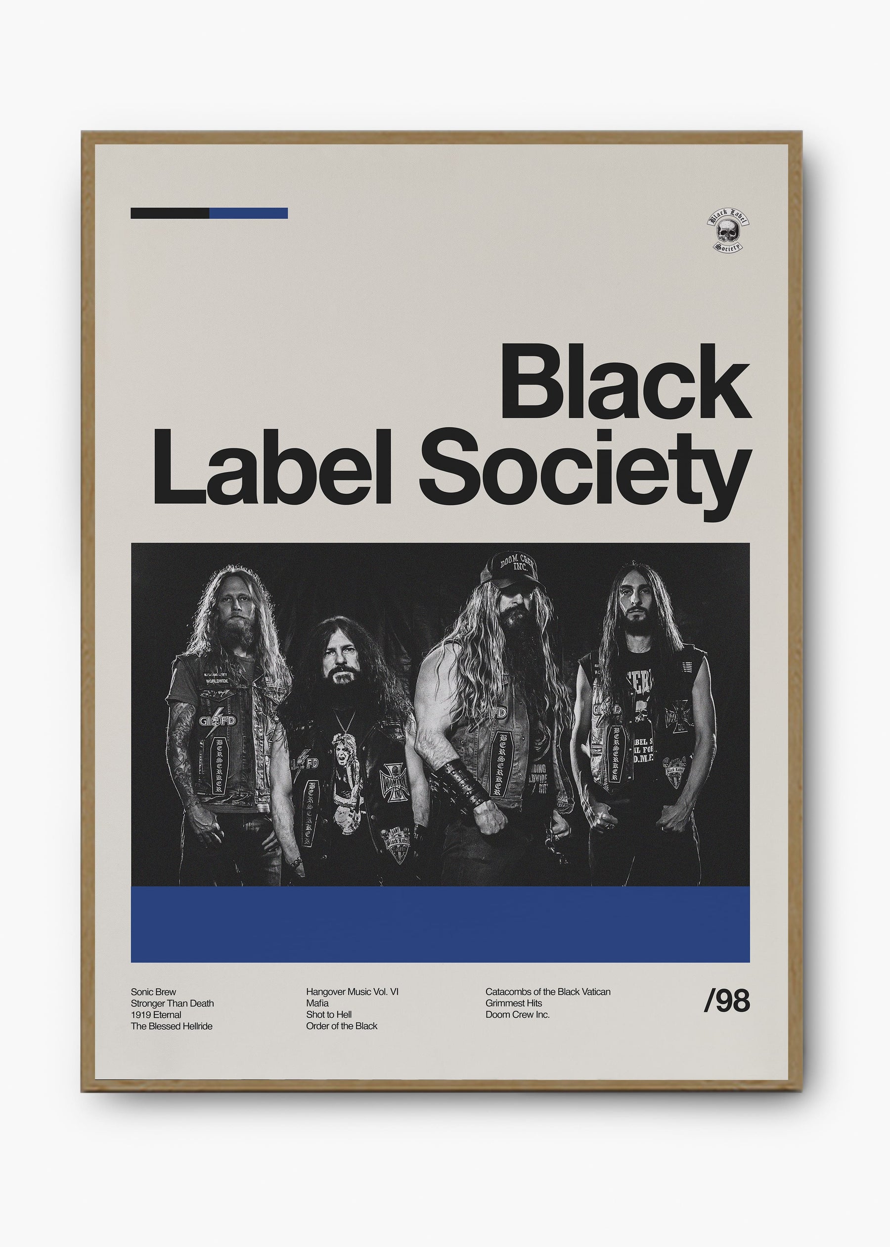 Quadro Black Label Society Banda