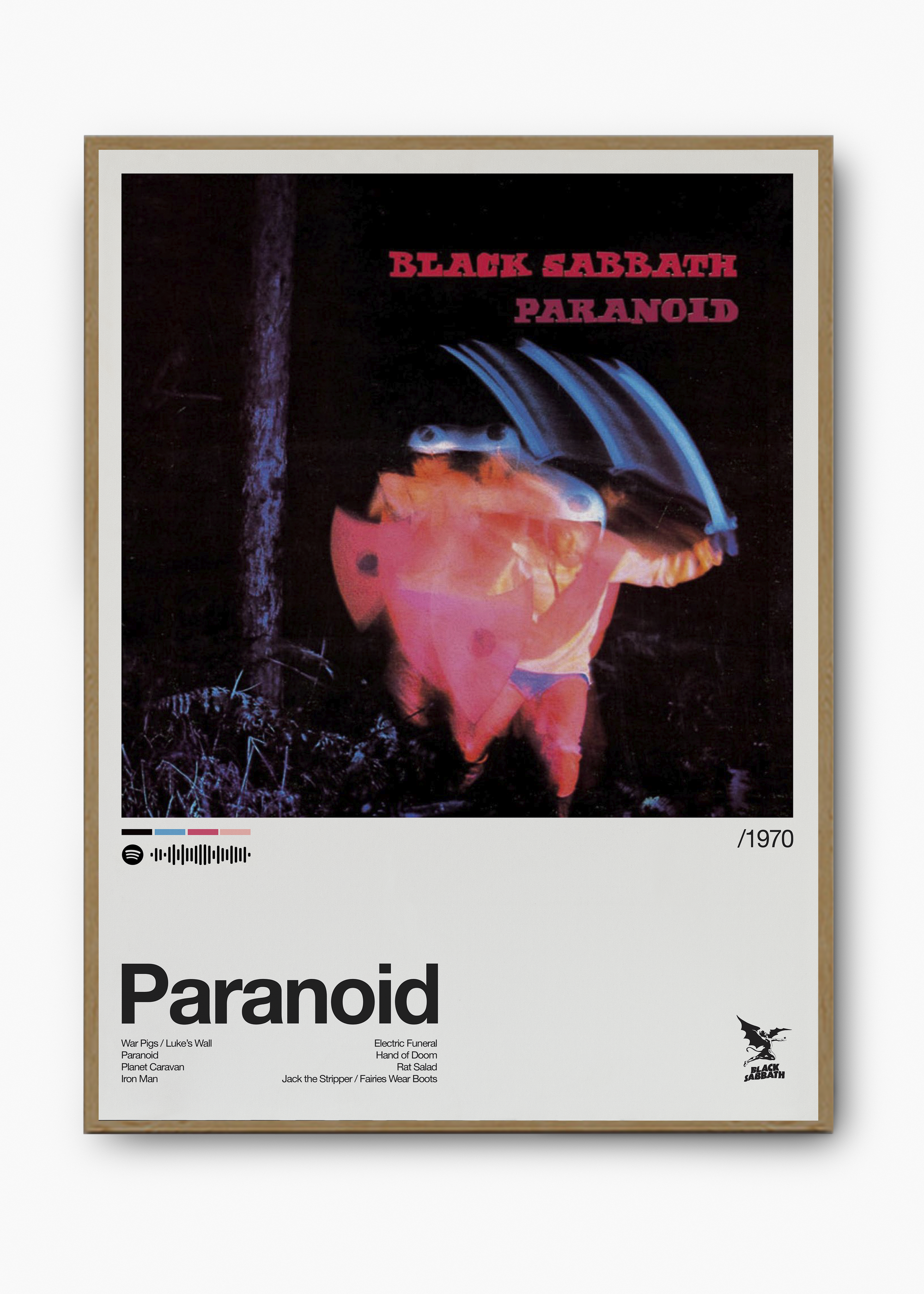 Quadro Black Sabbath Paranoid II - 3