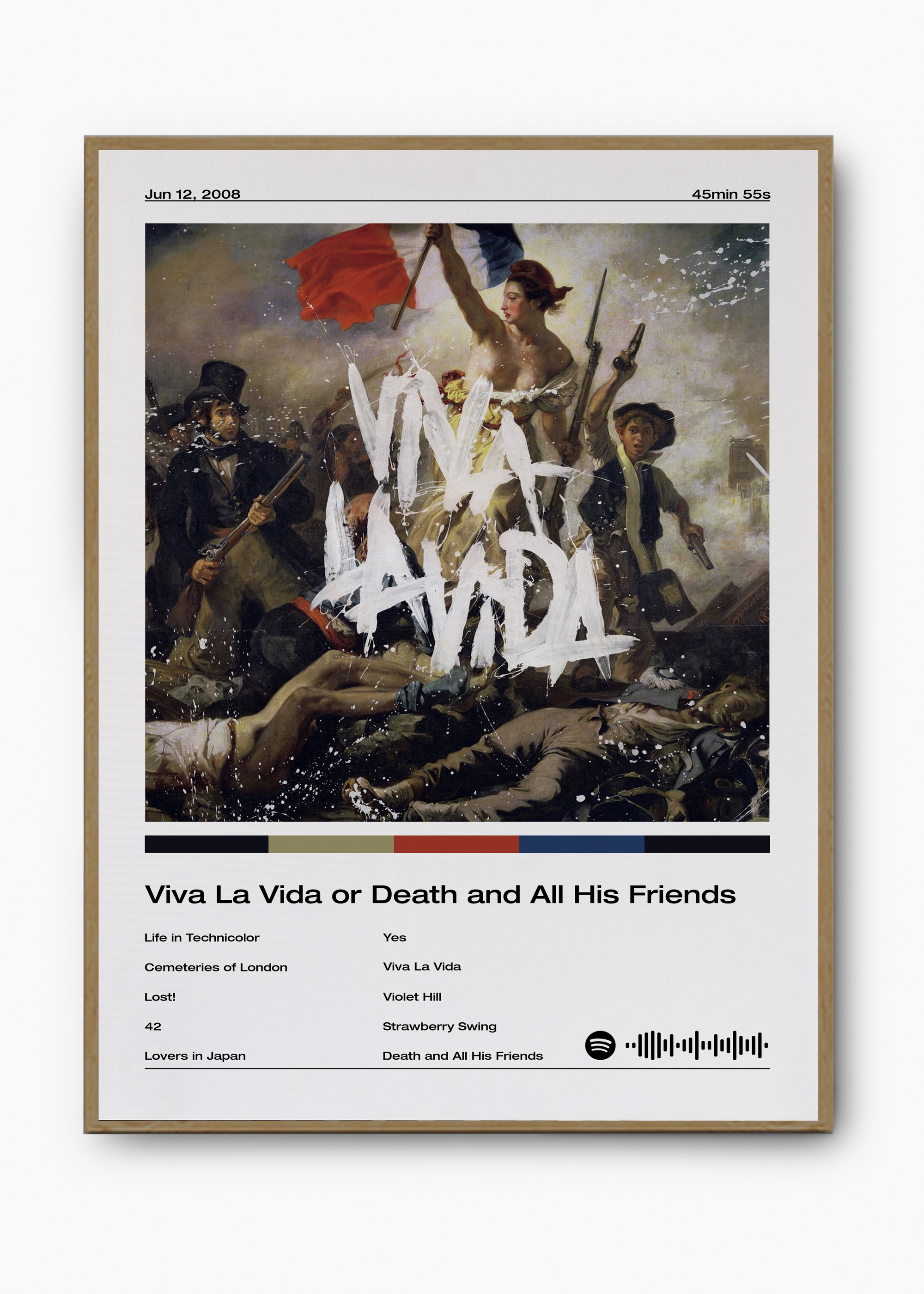 Quadro Coldplay Viva La Vida Or Death and All Hist Friends - 3