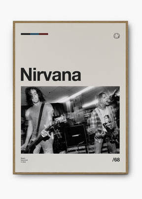 Quadro Nirvana Bandas