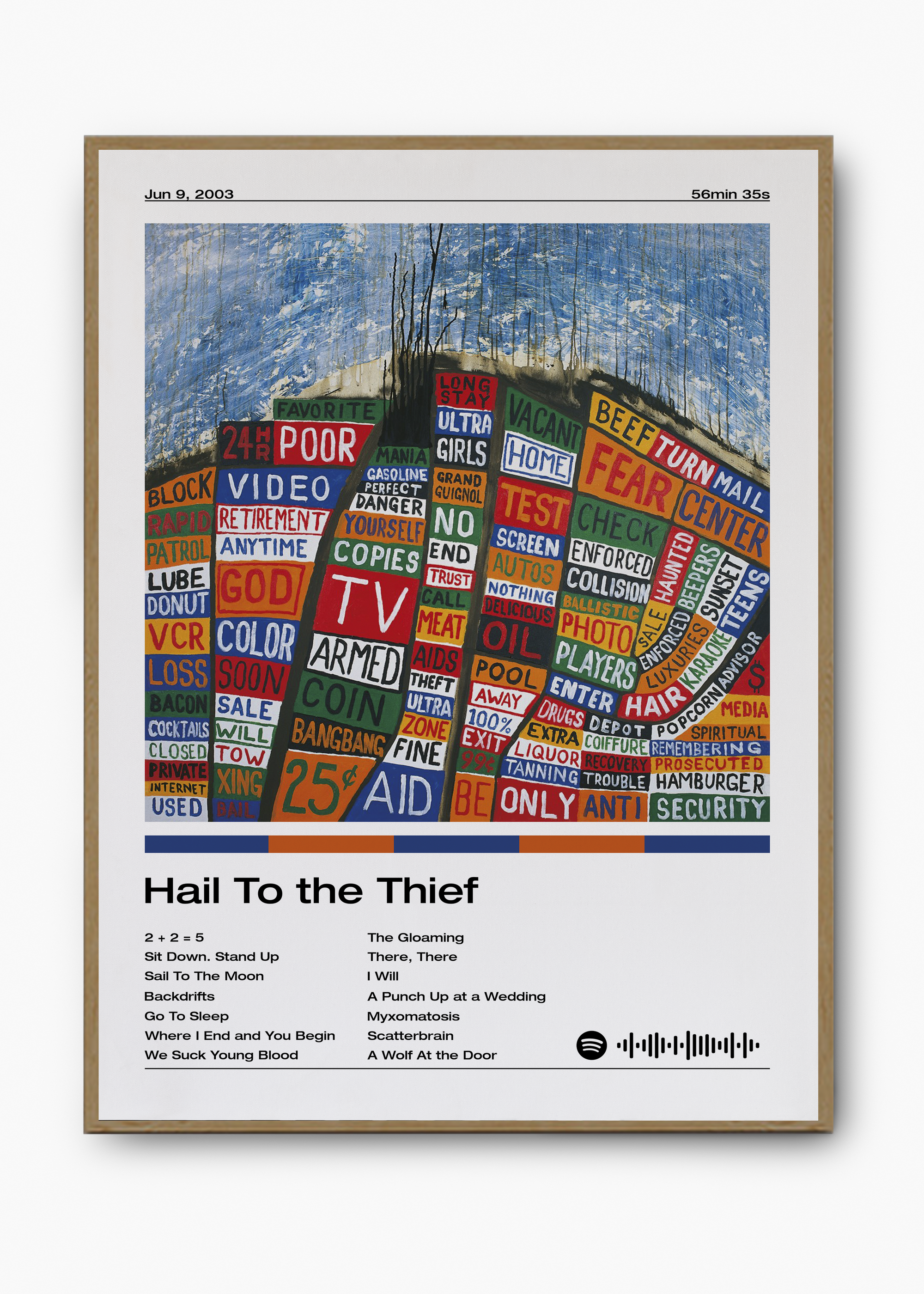Quadro Radiohead Hail To the Chief - 3