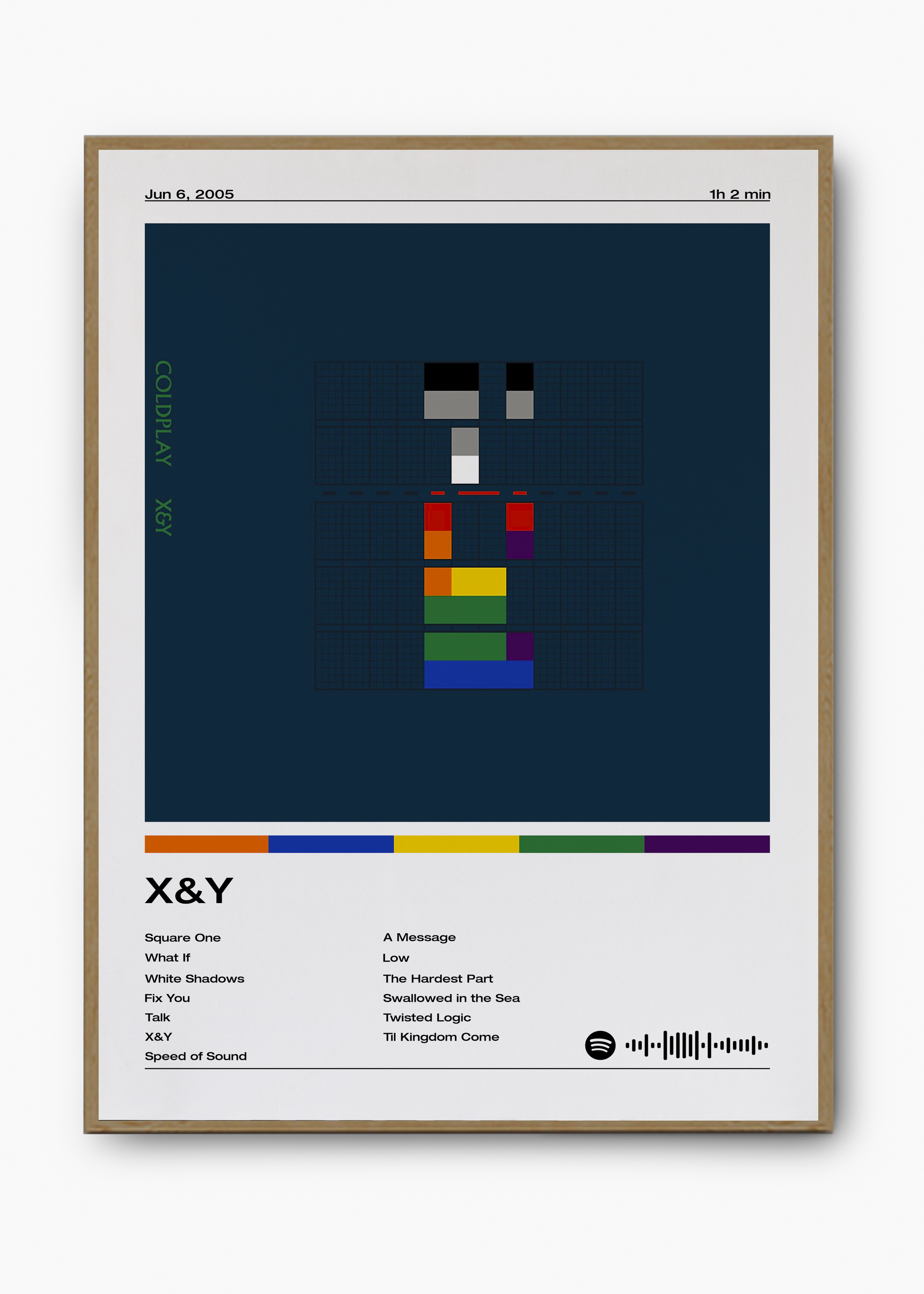 Quadro Coldplay X&Y - 3
