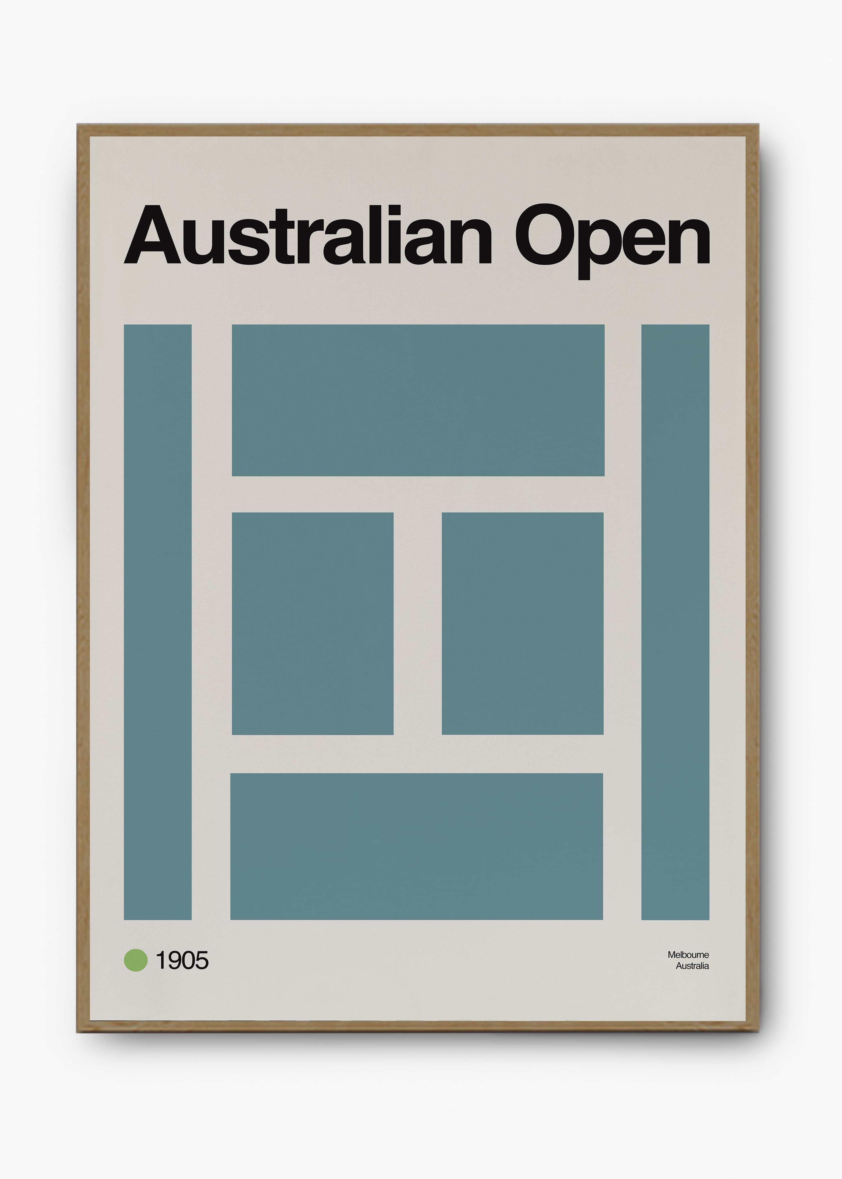 Quadro Tênis Australian Open